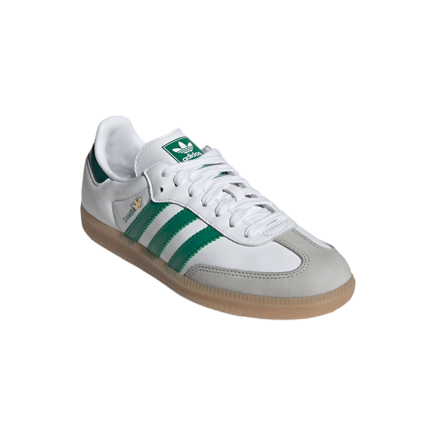 adidas Samba OG White Bold Green Collegiate Green (Women's)