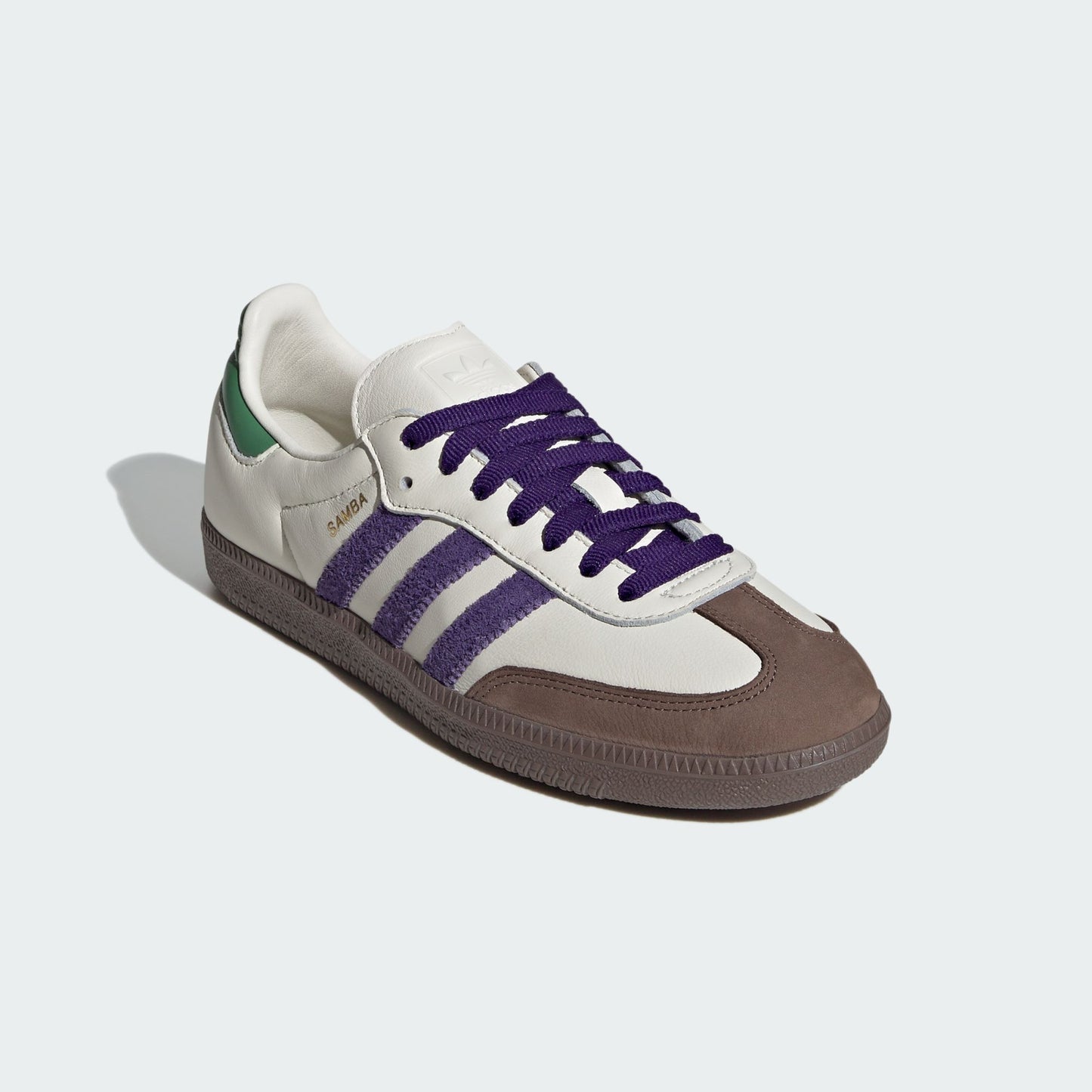 adidas Samba OG Off White Core Purple Green Brown (Women's)