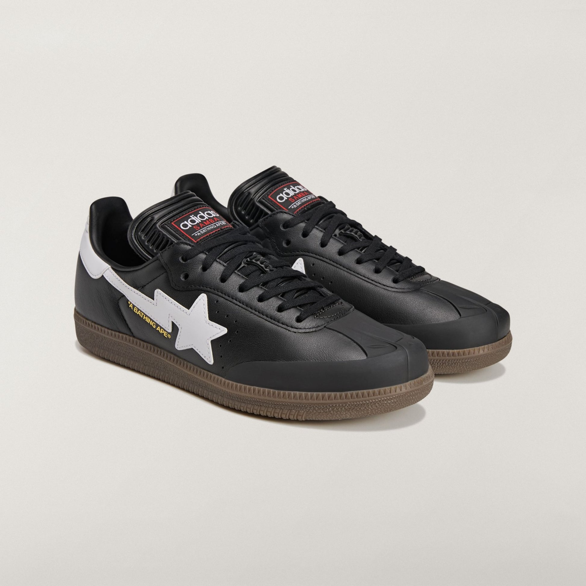 adidas Samba Bape Black White Gum