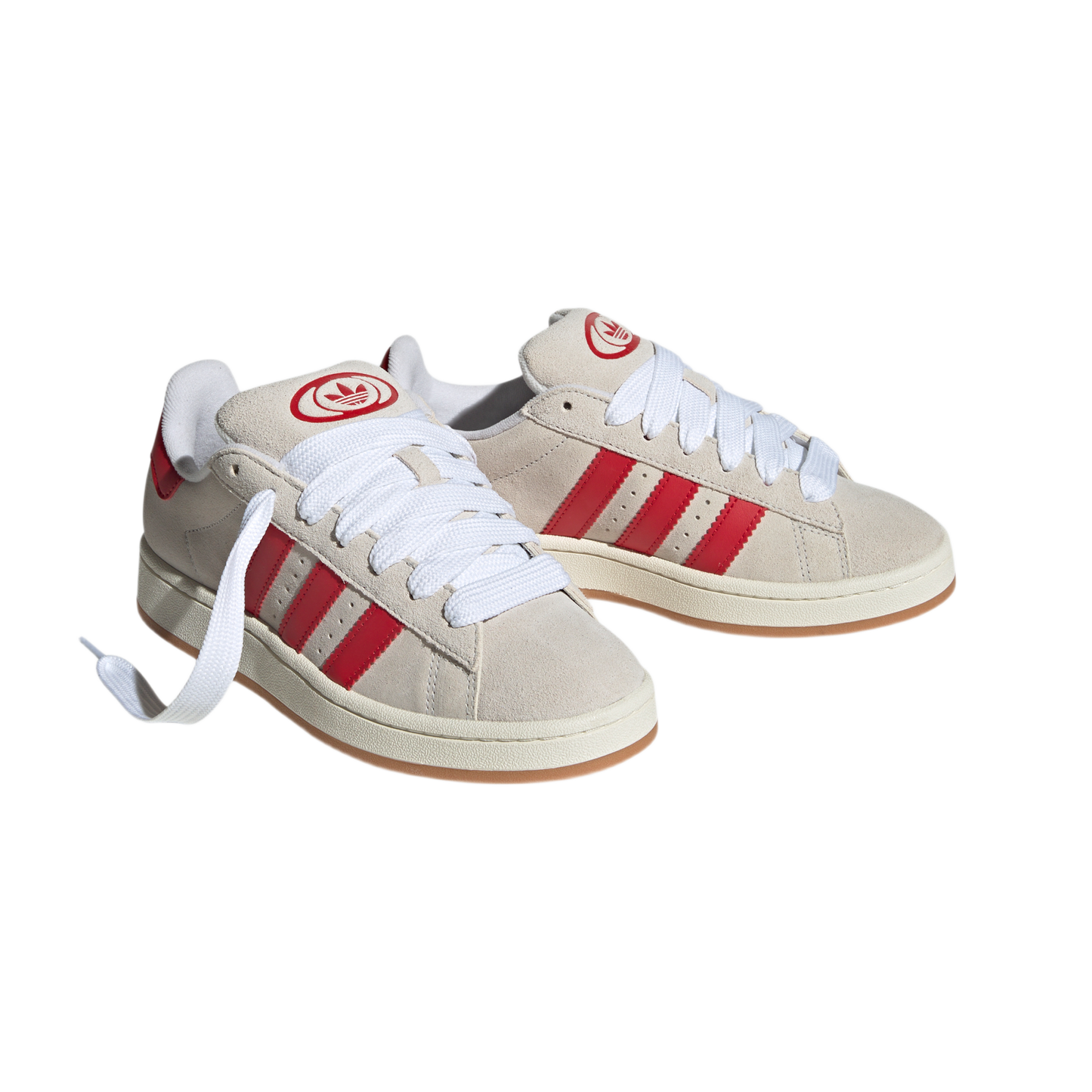 adidas Campus 00s Crystal White Better Scarlet (Women's)