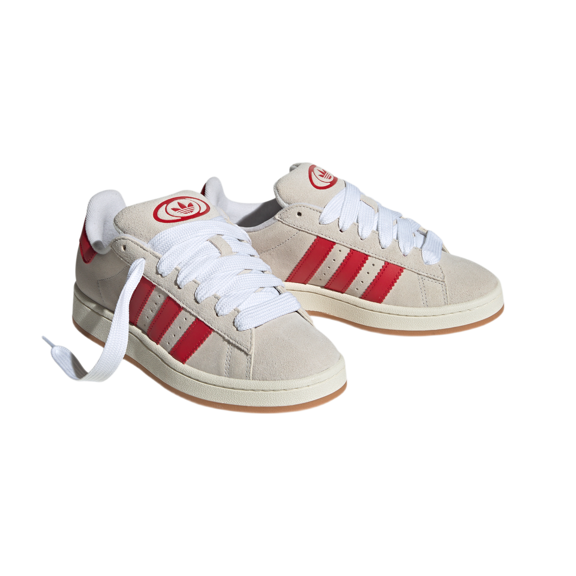 adidas Campus 00s Crystal White Better Scarlet (Women's)