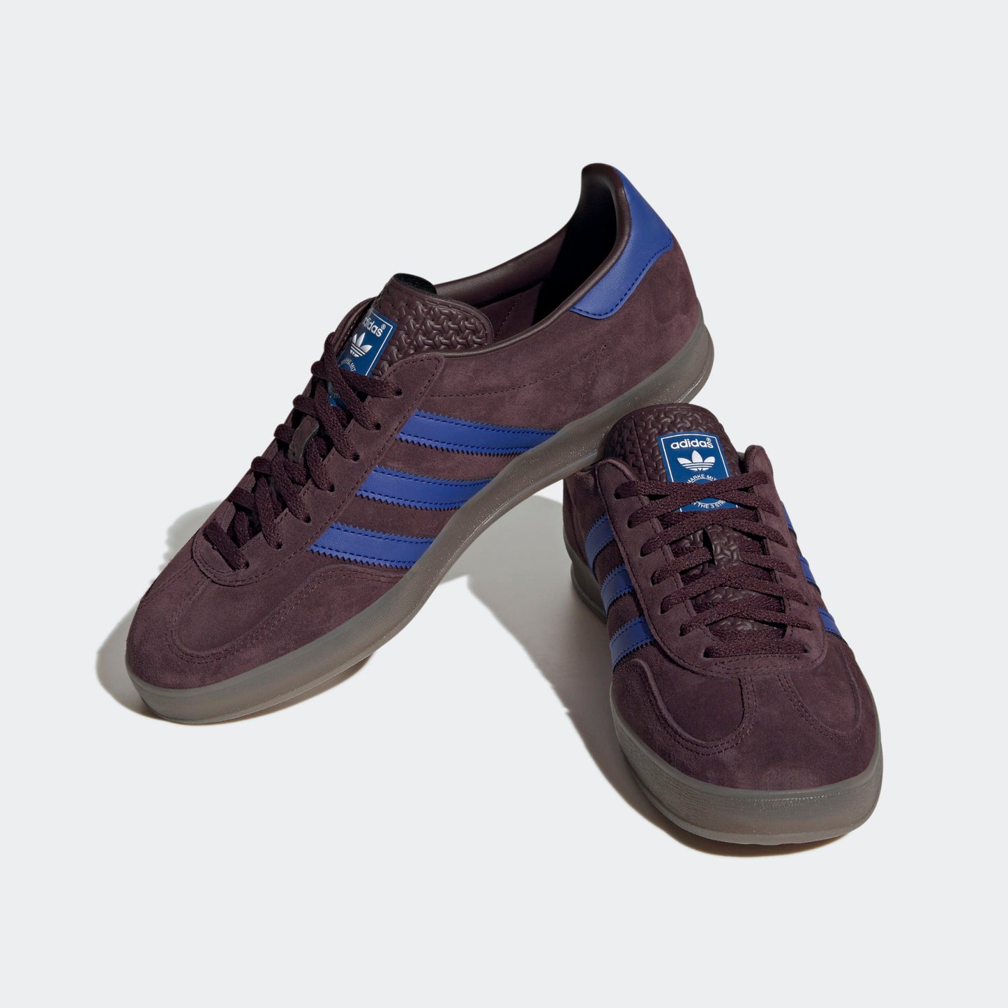 adidas Gazelle Indoor Shadow Maroon Semi Lucid Blue