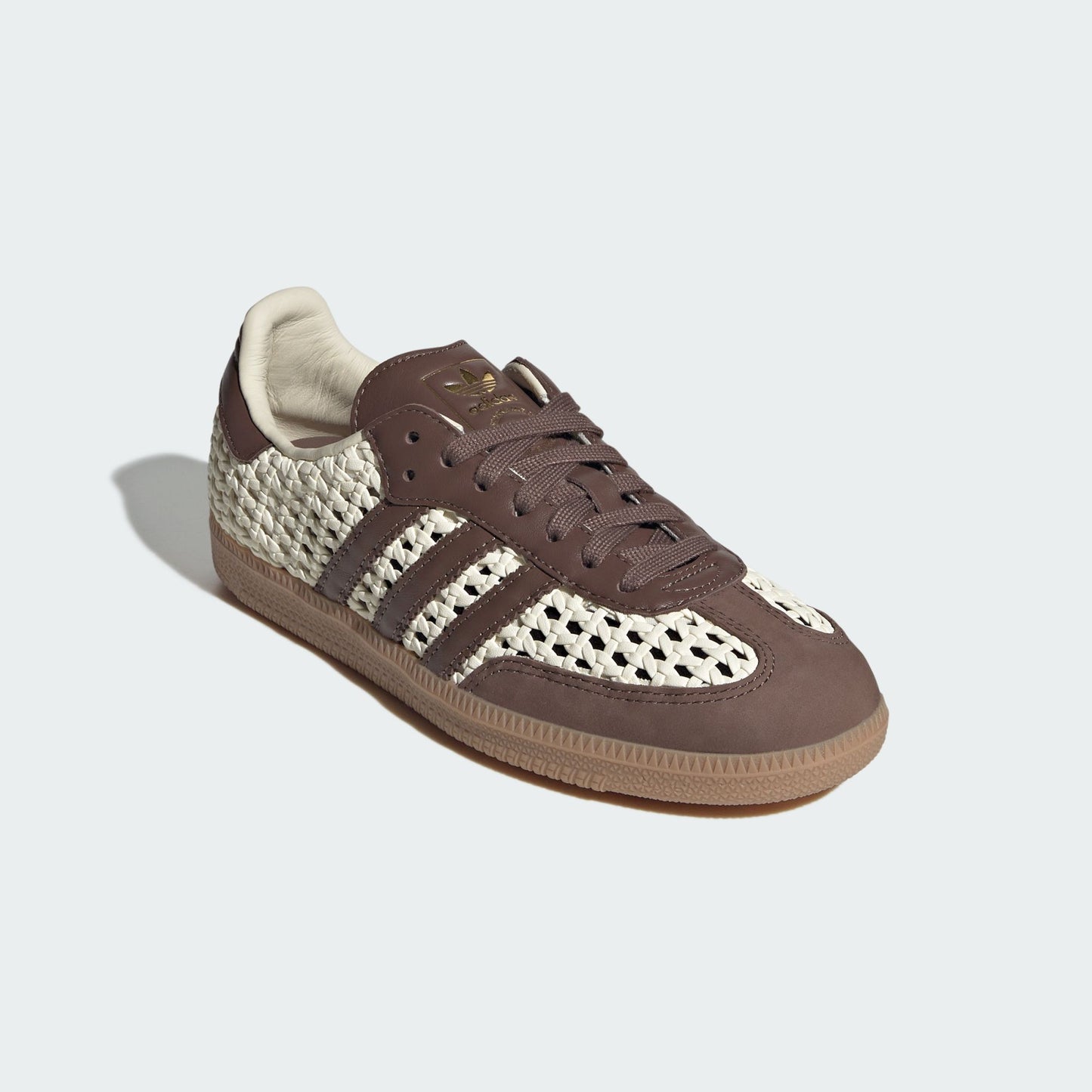 adidas Samba OG Basketweave Cream White Earth Strata (Women's)
