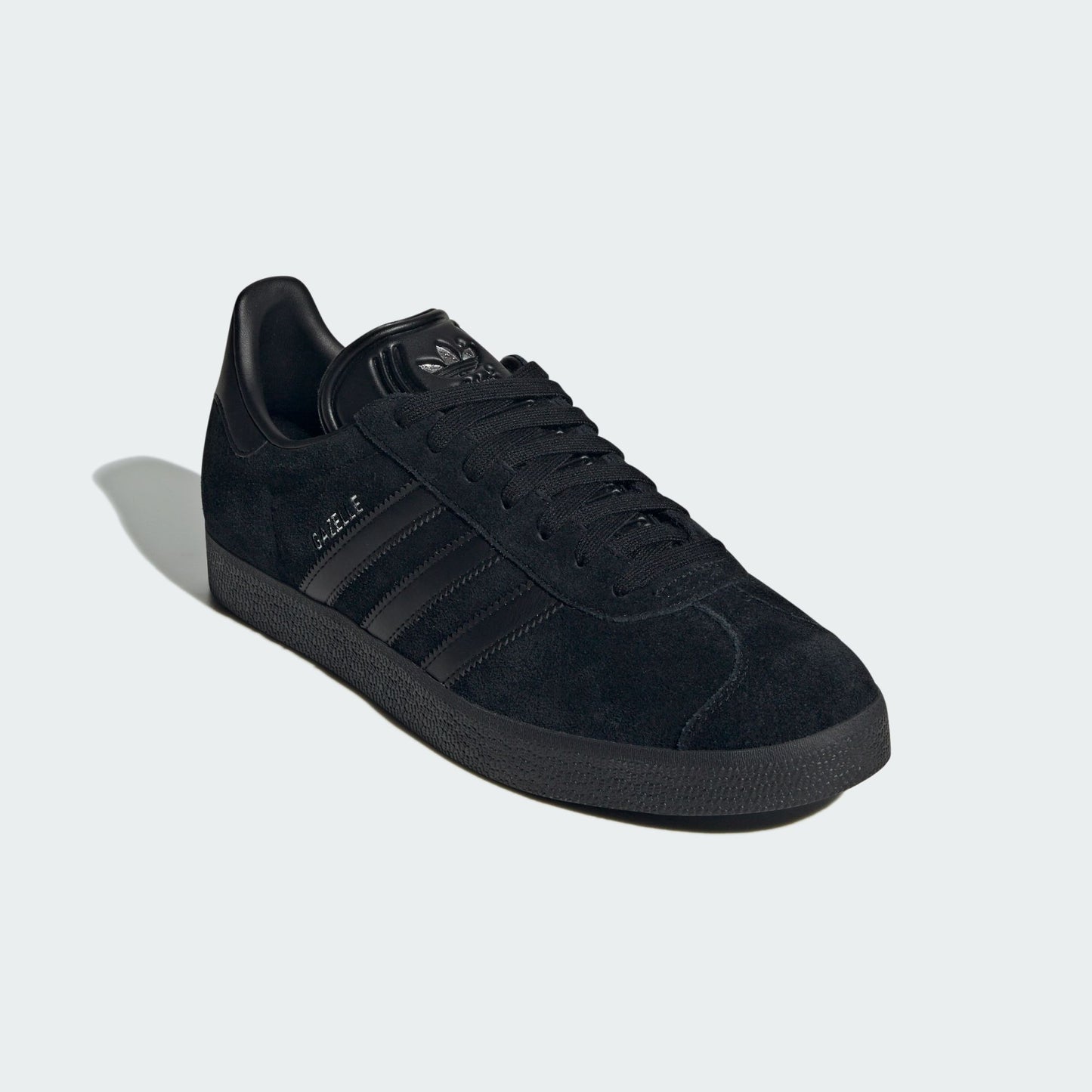 adidas Gazelle All Black Silver Metallic