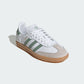 adidas Samba OG Cloud White Silver Green (GS)
