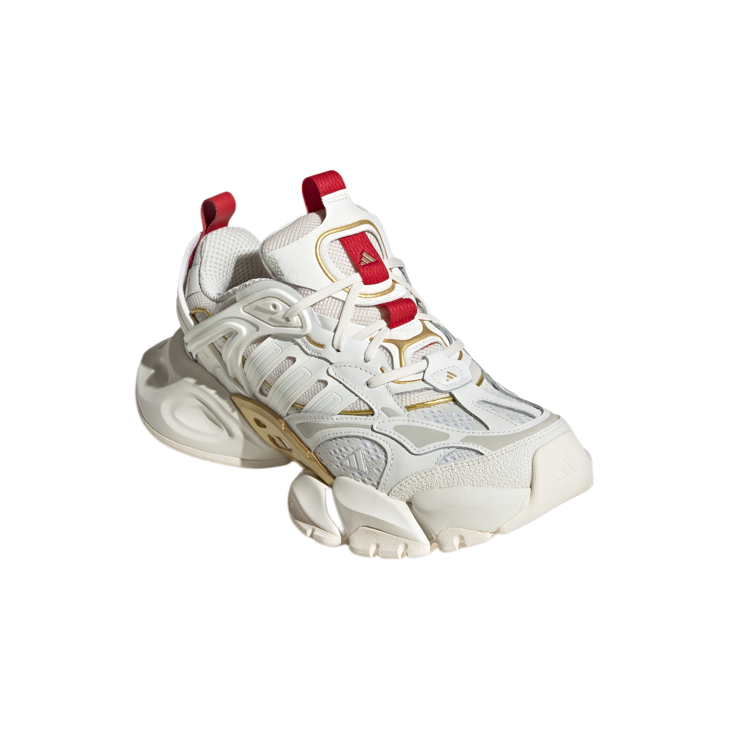 adidas XLG Runner Deluxe Off White Gold Metallic Red
