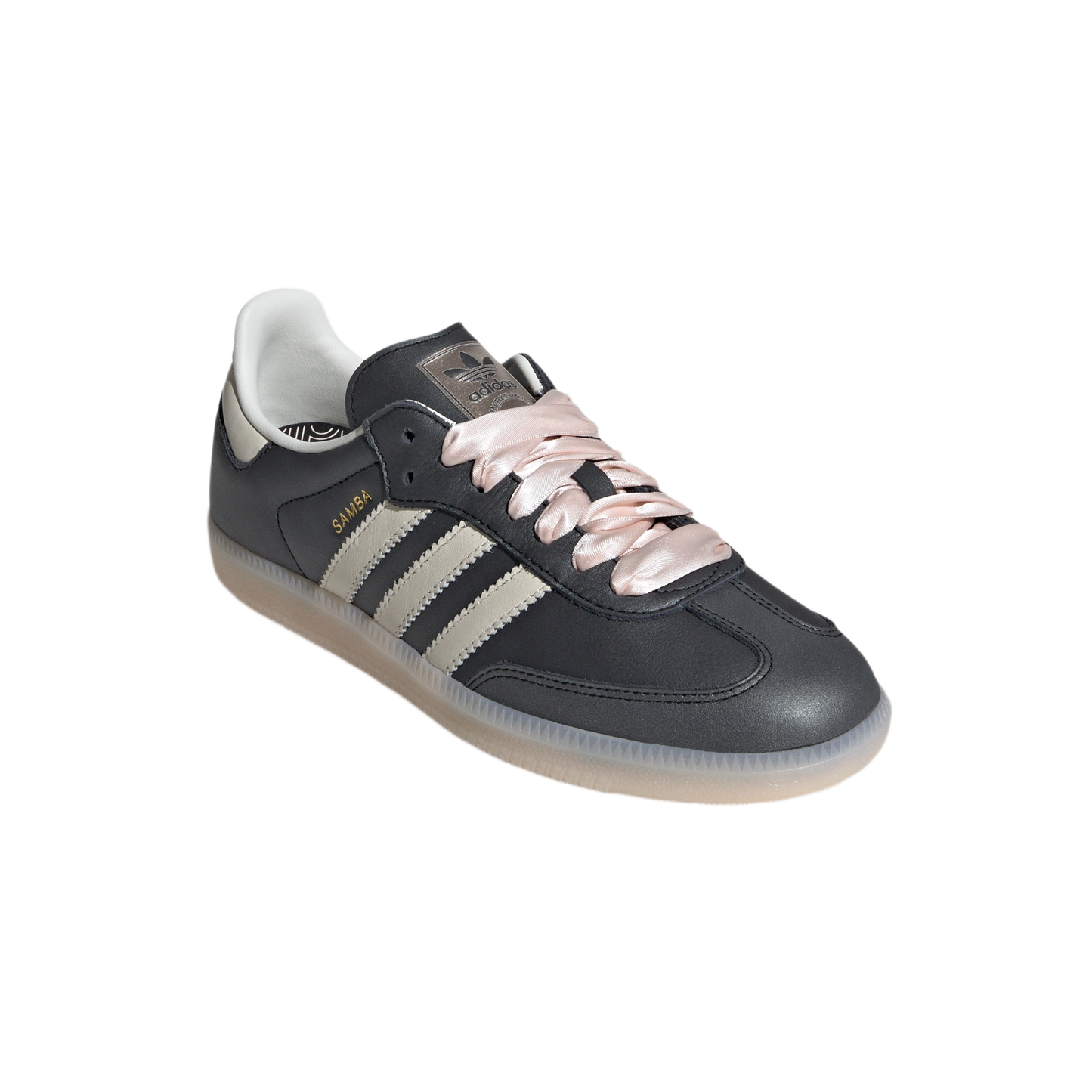 adidas Samba OG Black Pink Ribbon Laces (Women's)