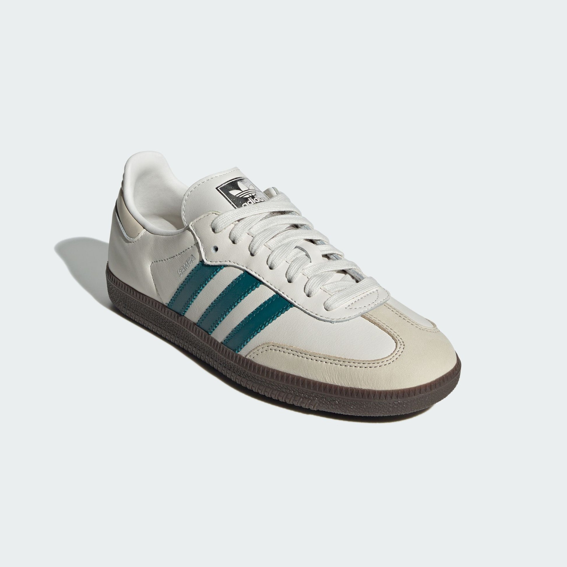 adidas Samba OG Cloud White Legacy Teal (Women's)