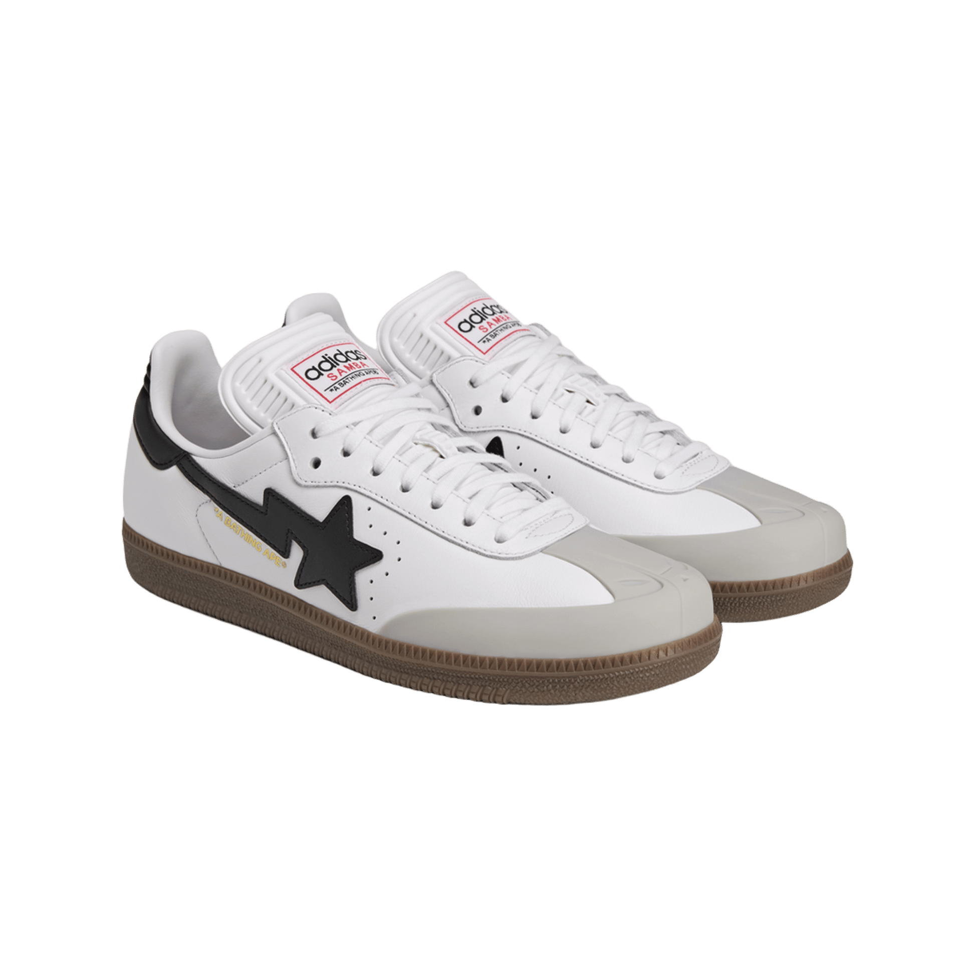 adidas Samba Bape White Black Gum