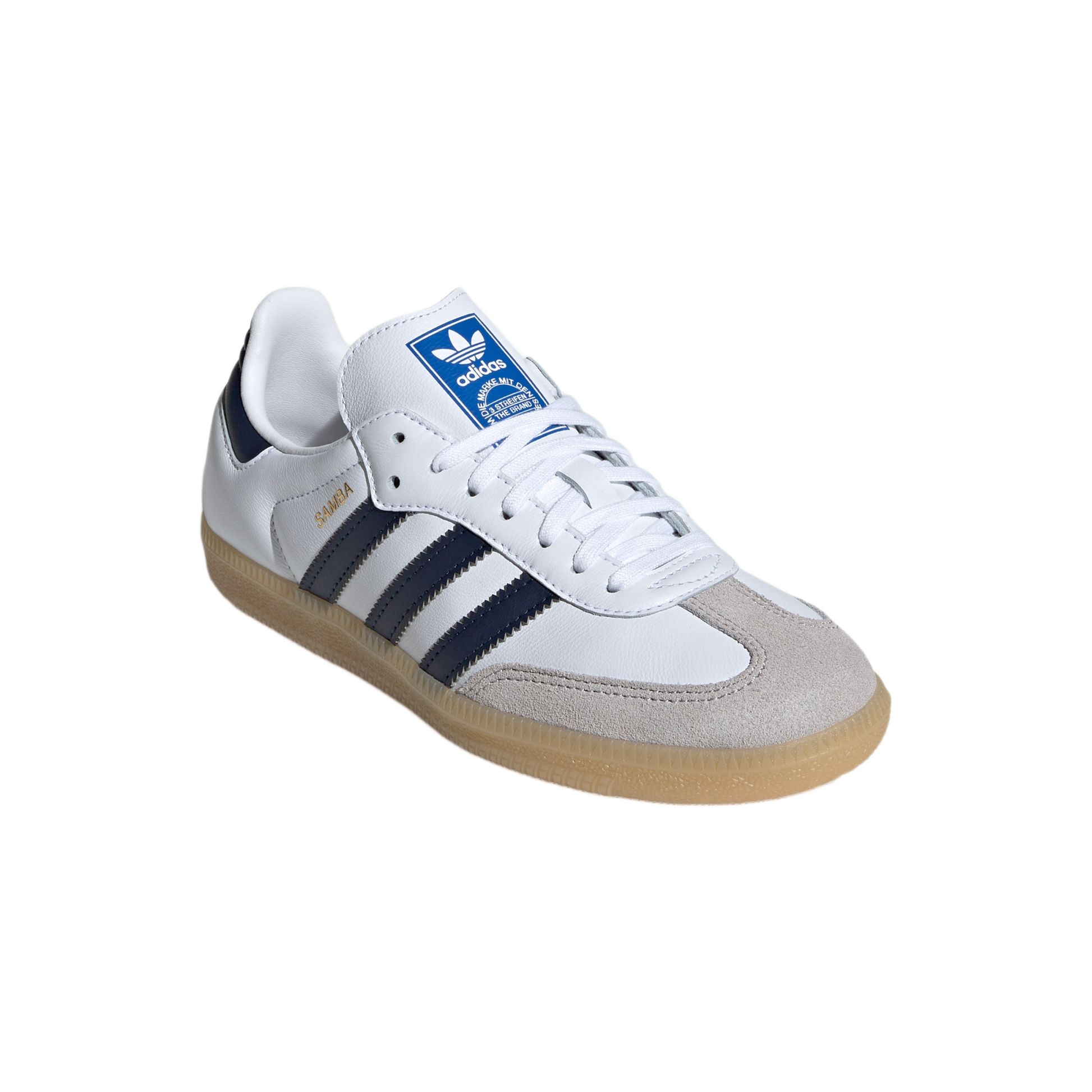adidas Samba OG Cloud White Collegiate Navy Gum (GS)