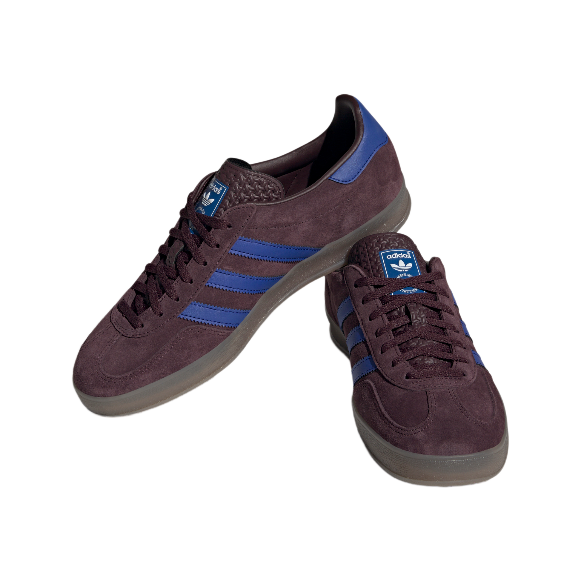 adidas Gazelle Indoor Shadow Maroon Semi Lucid Blue