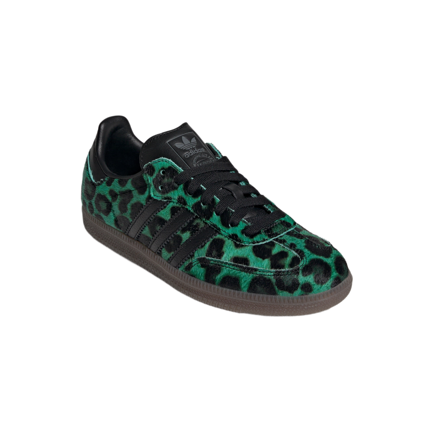 adidas Samba Semi Screaming Green Core Black Gold Metallic (Women's)