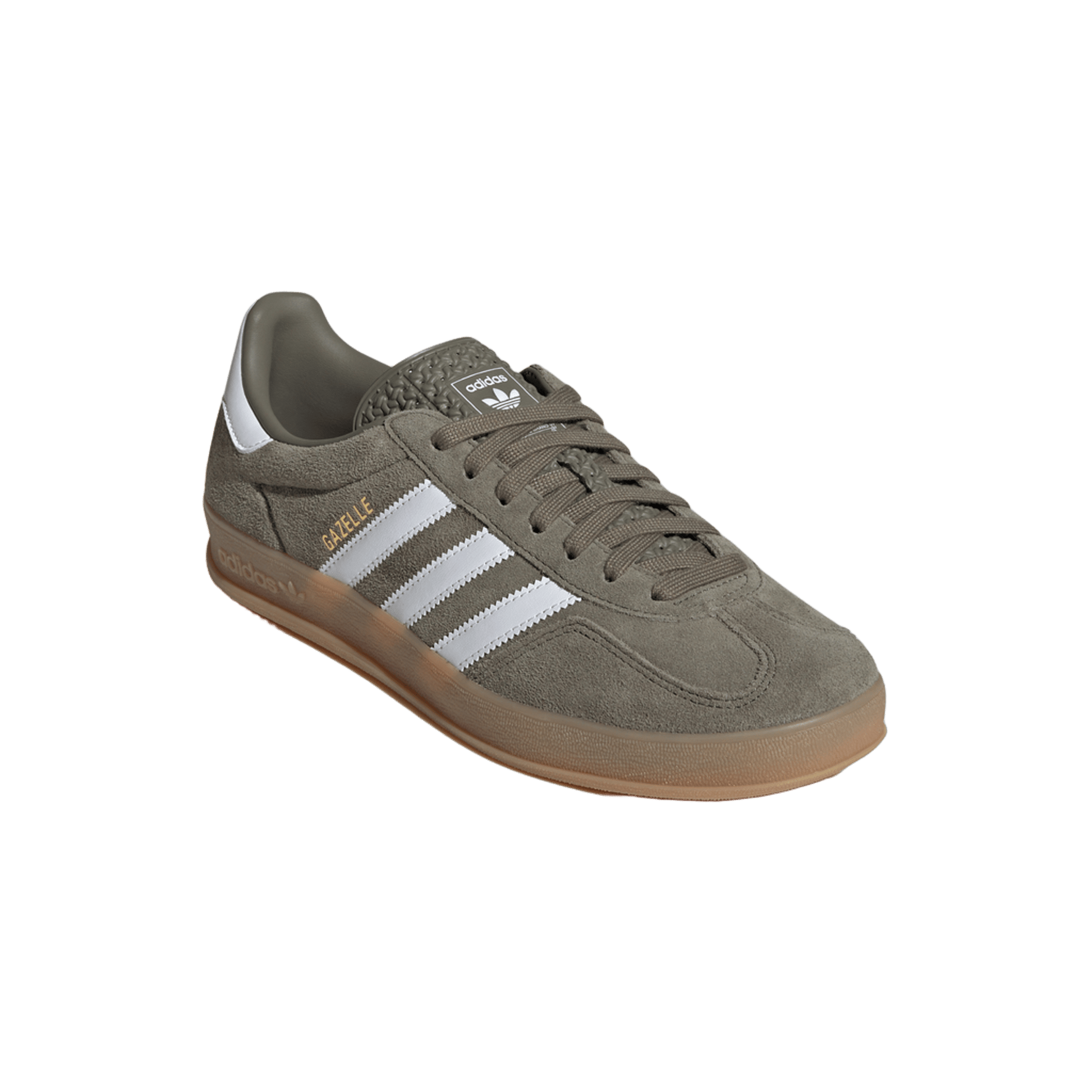 adidas Gazelle Indoor Olive Strata Cloud White Gum