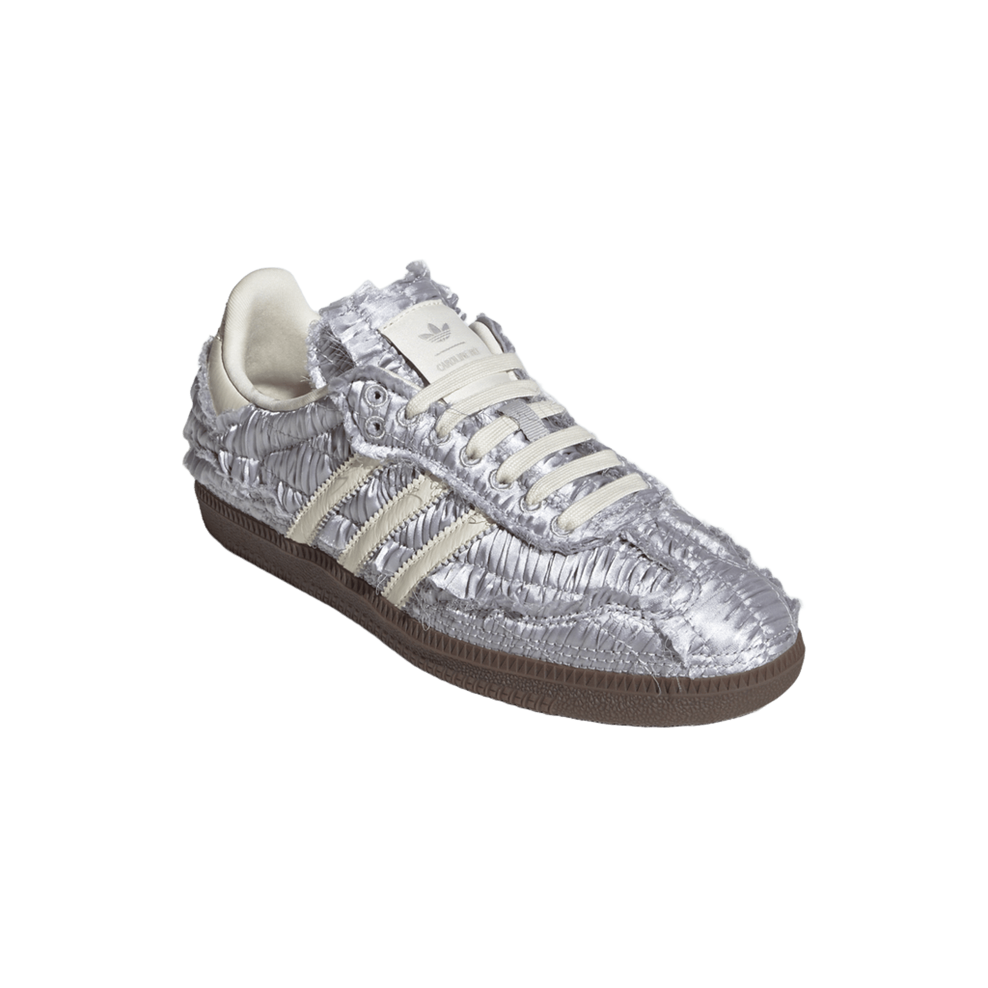 adidas Samba OG Caroline Hu Satin Silver Metallic
