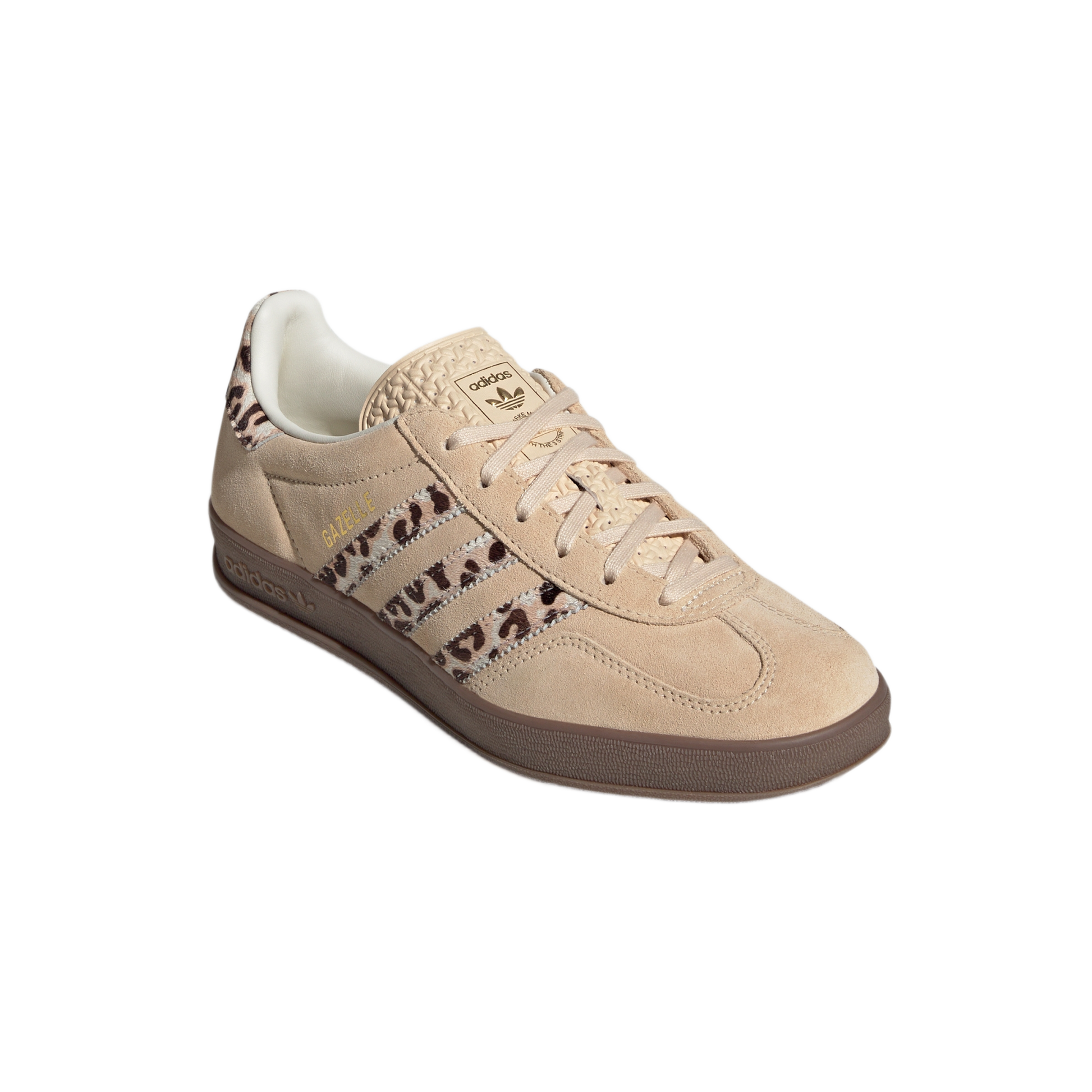 adidas Gazelle Indoor Leopard Crystal Sand (Women's)