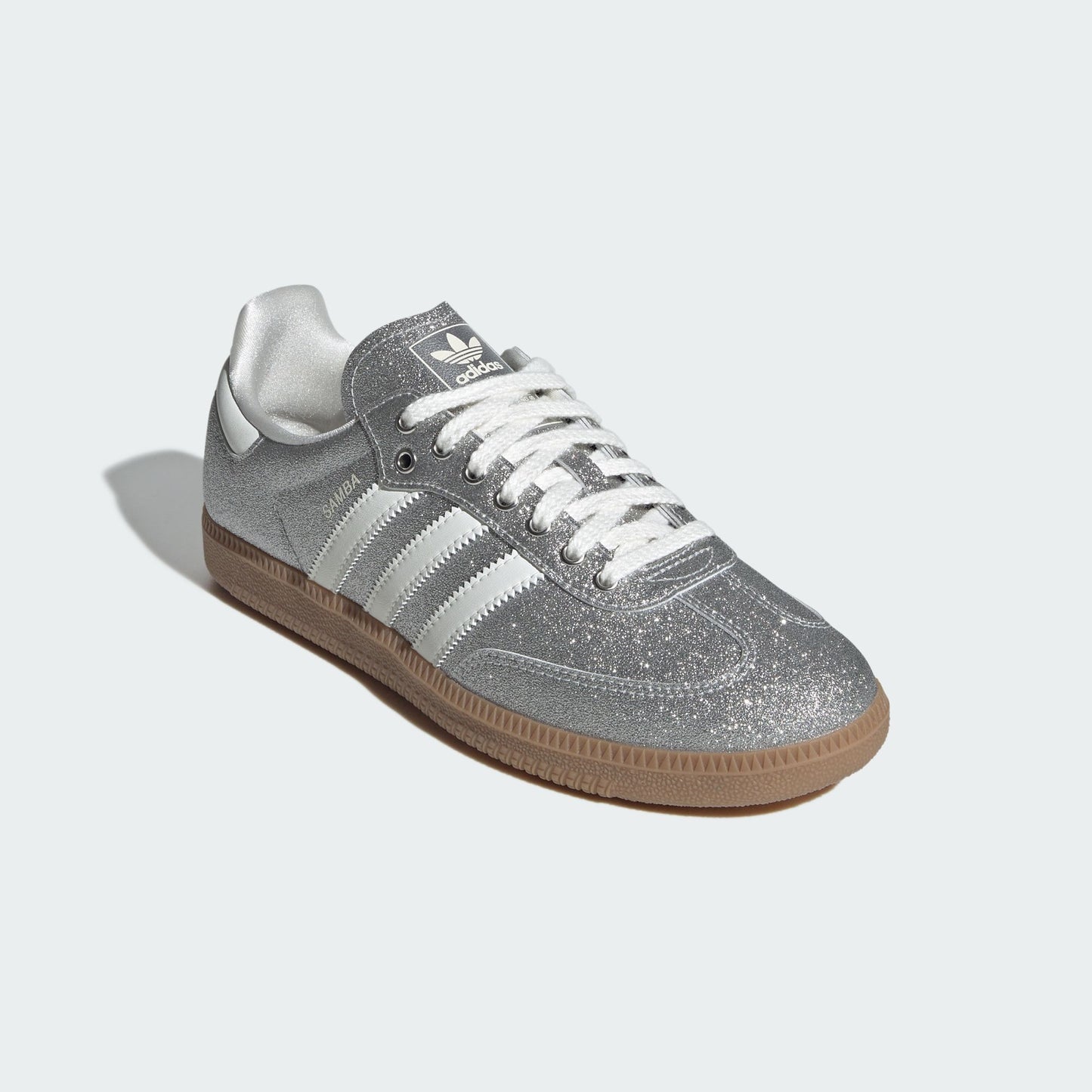 adidas Samba Shine Silver Metallic (Women's)