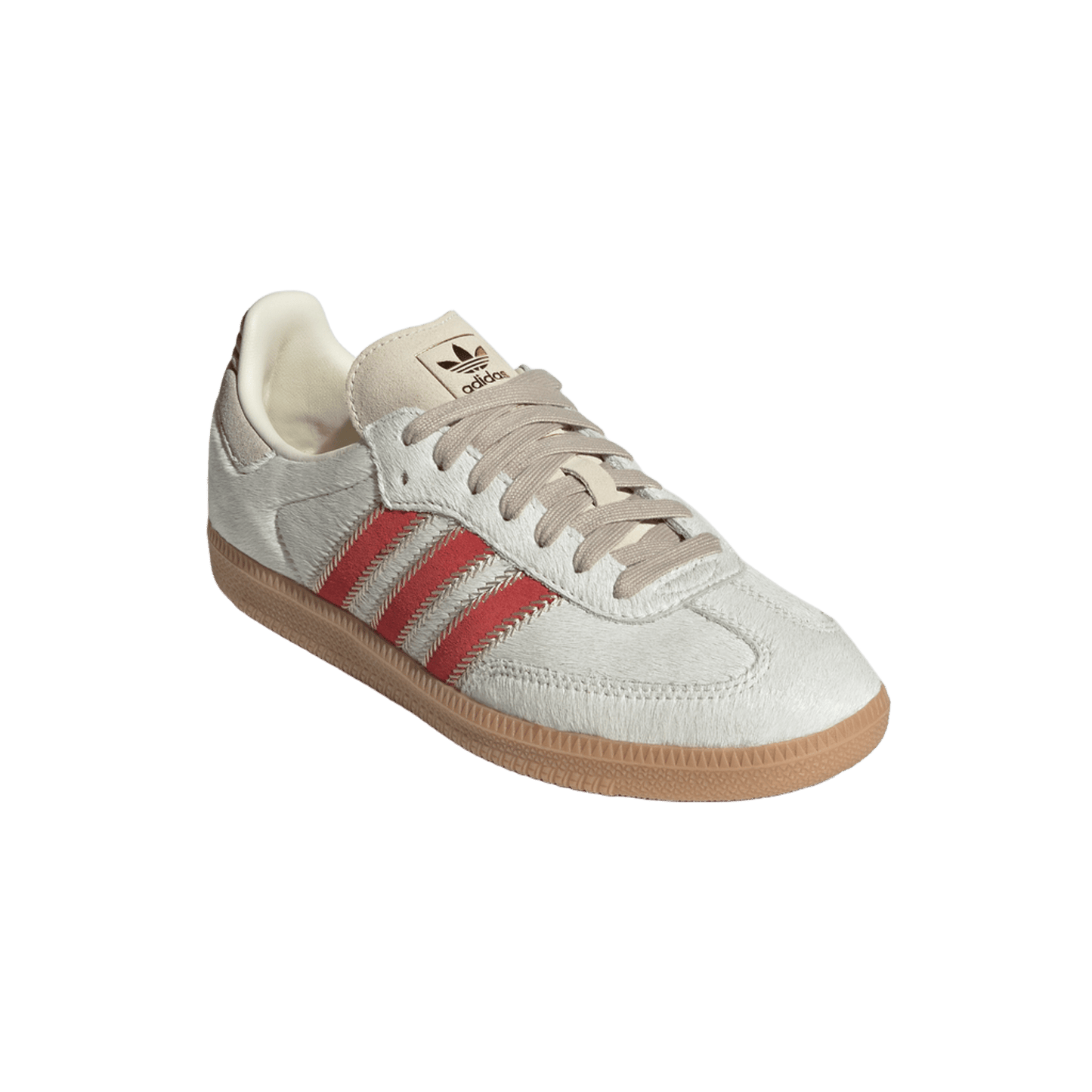 adidas Samba OG Pony Hair Wonder Beige Better Scarlet (Women's)