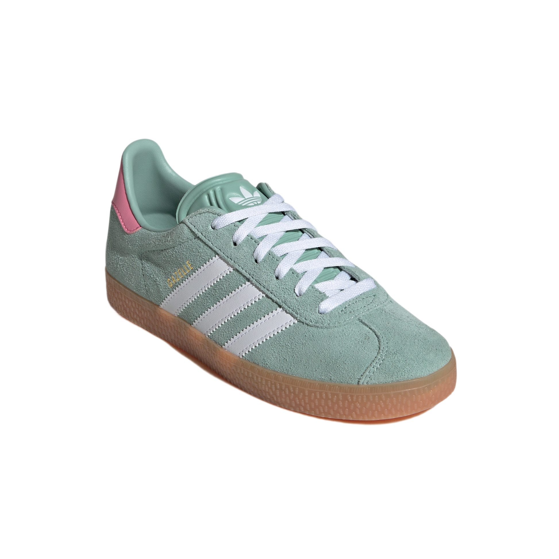 adidas Gazelle Hazy Green Bliss Pink (GS)