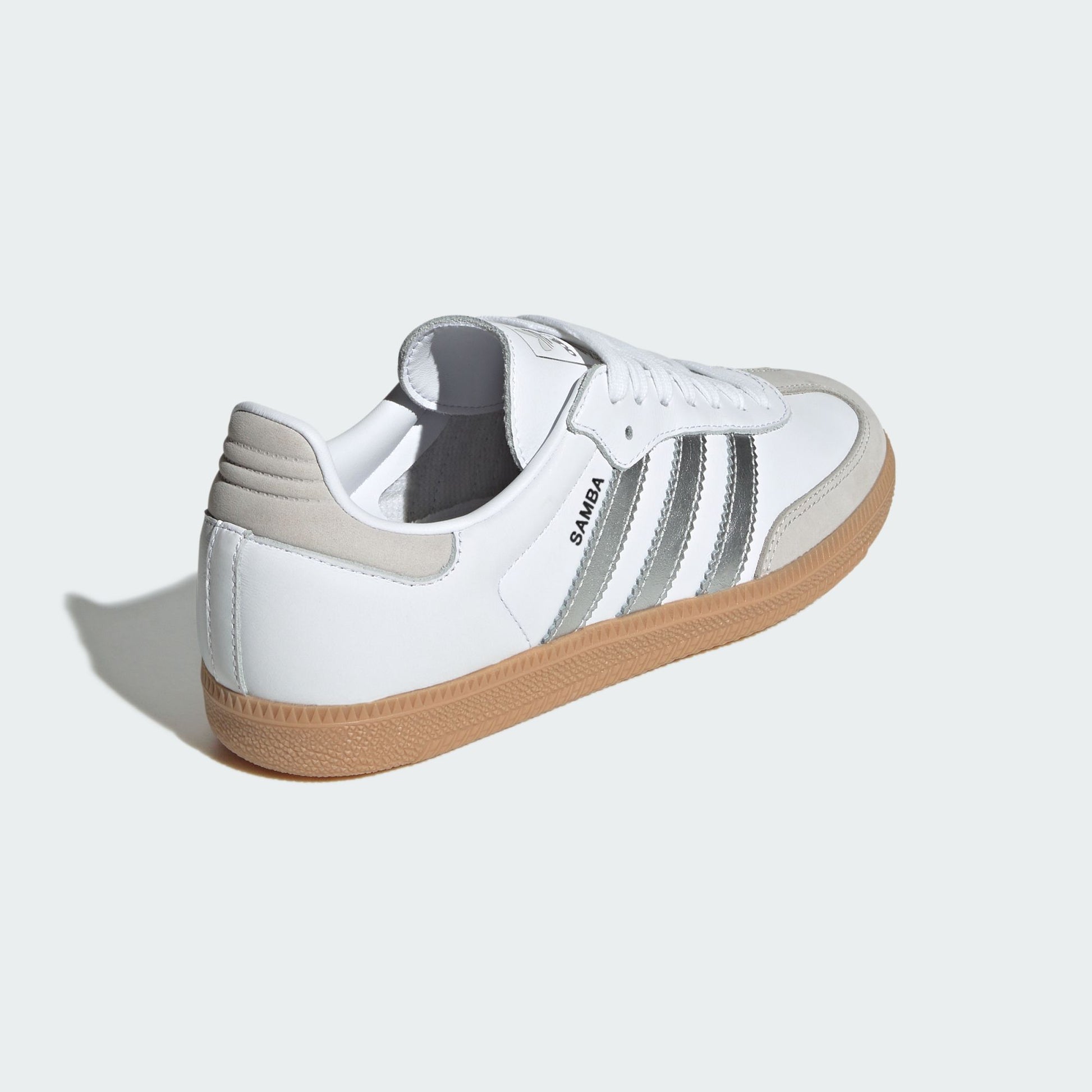 adidas Samba OG White Silver Metallic Grey (Women's)