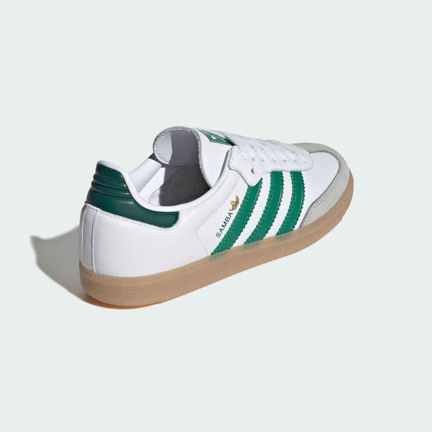 adidas Samba OG White Bold Green Collegiate Green (Women's)