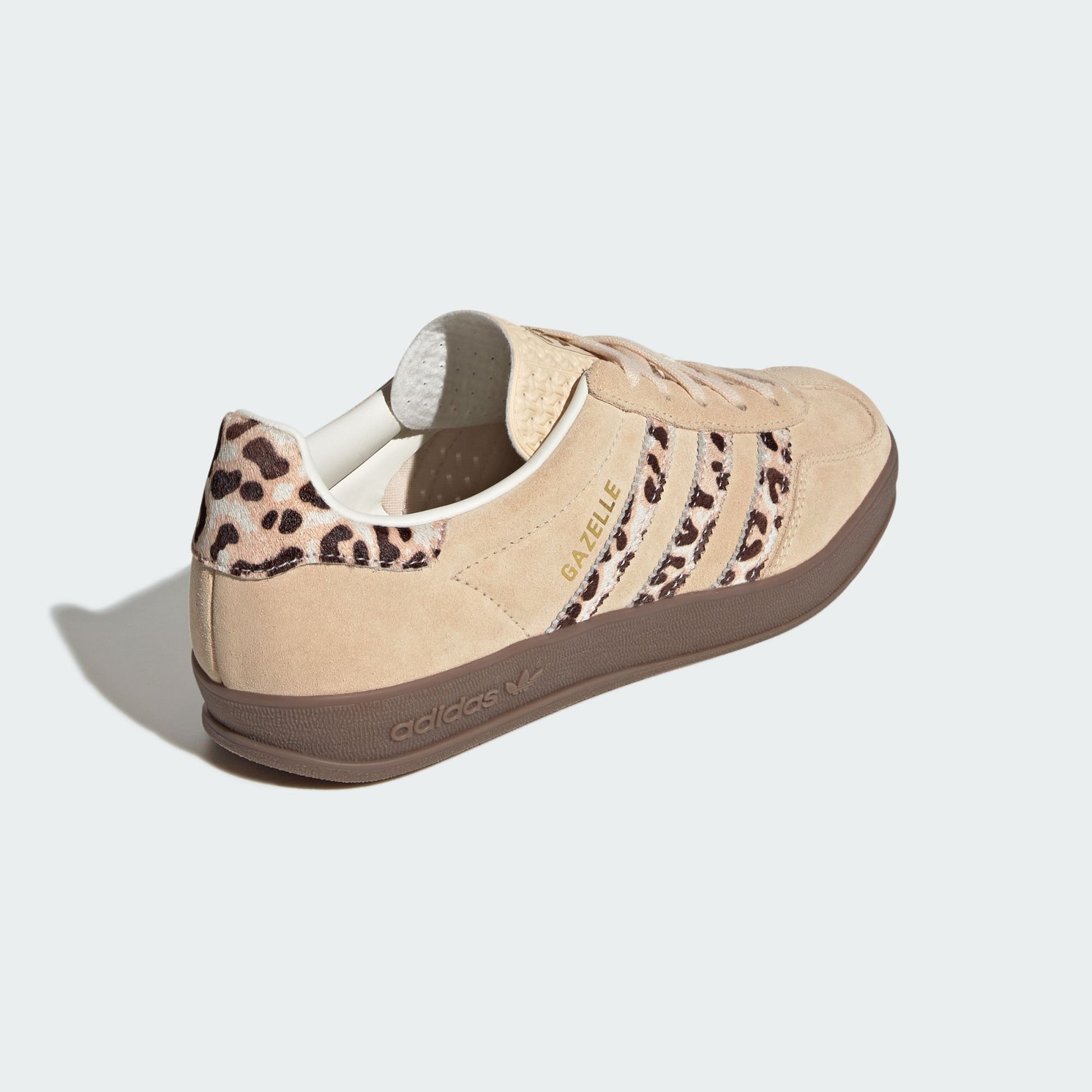 adidas Gazelle Indoor Leopard Crystal Sand (Women's)