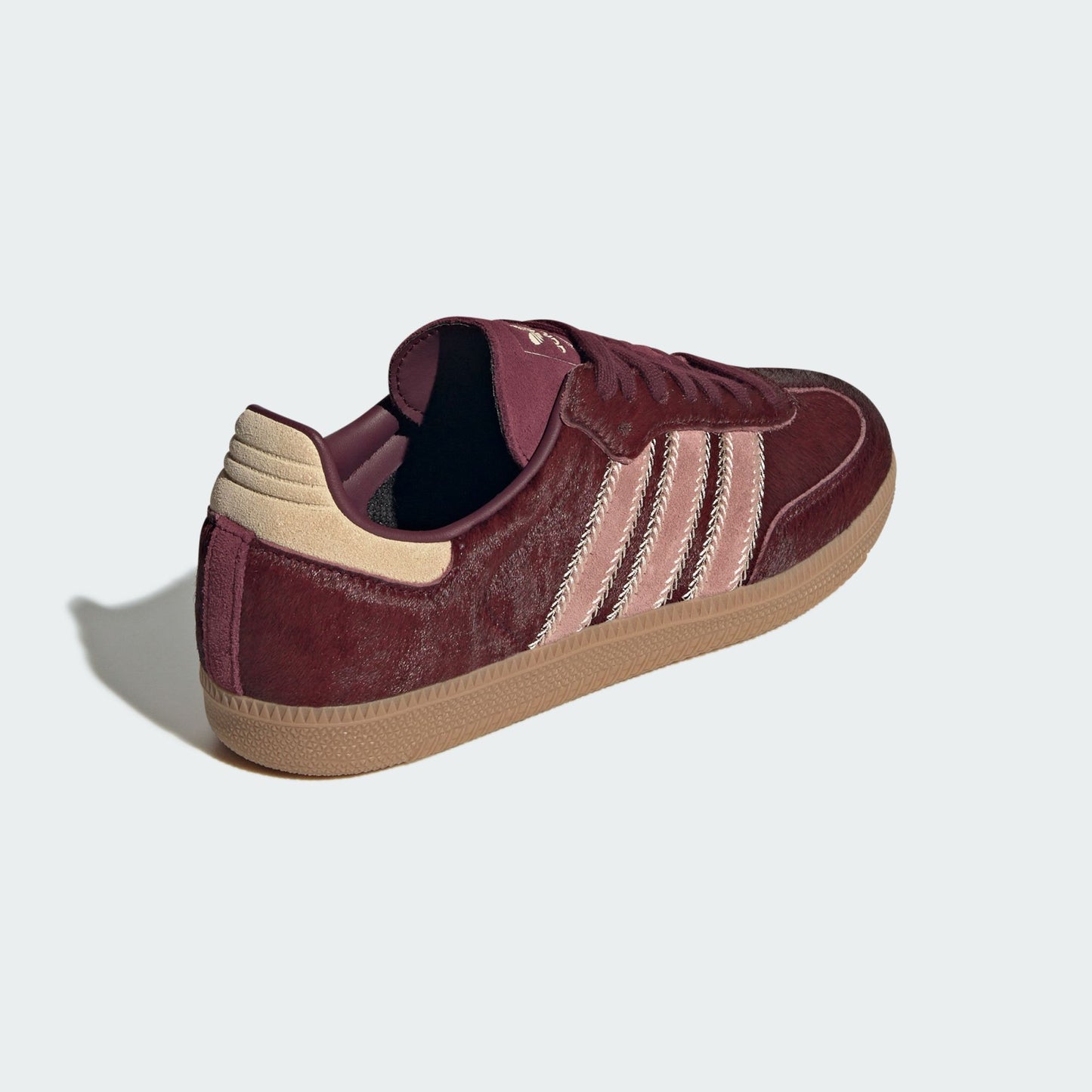 adidas Samba OG Maroon Sand Strata Pony (Women's)