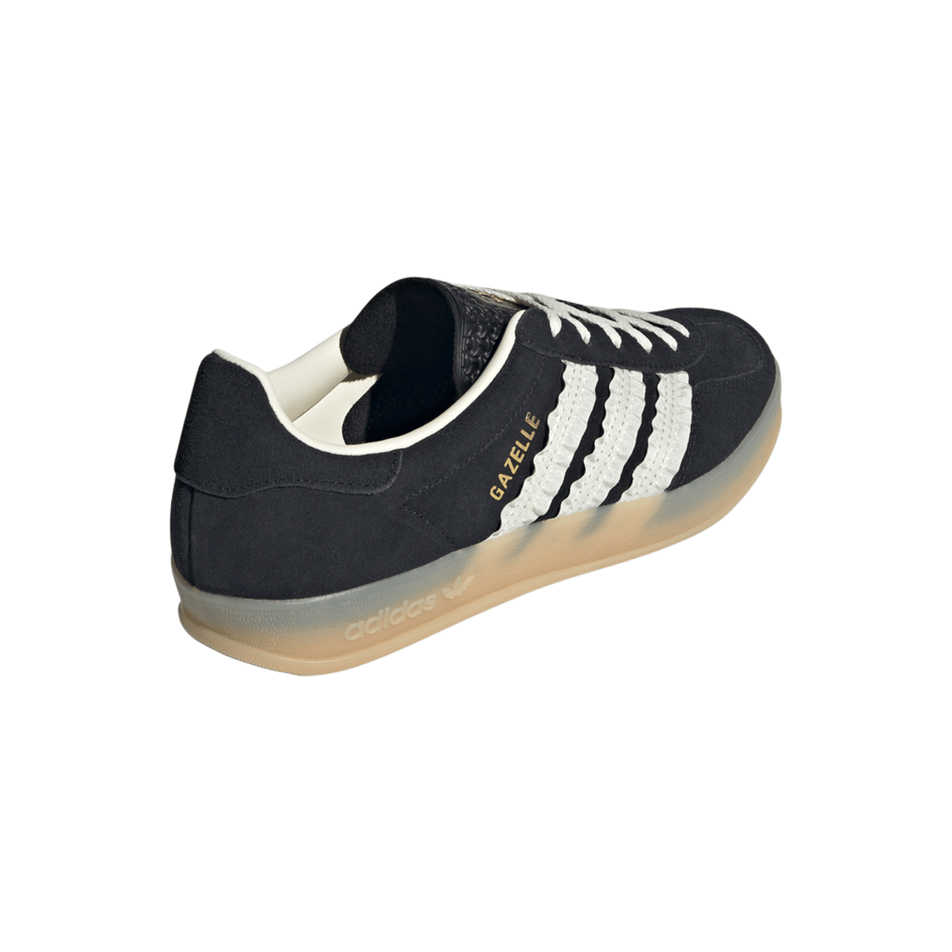 adidas Gazelle Indoor Core Black Cream White Gum (Women's)