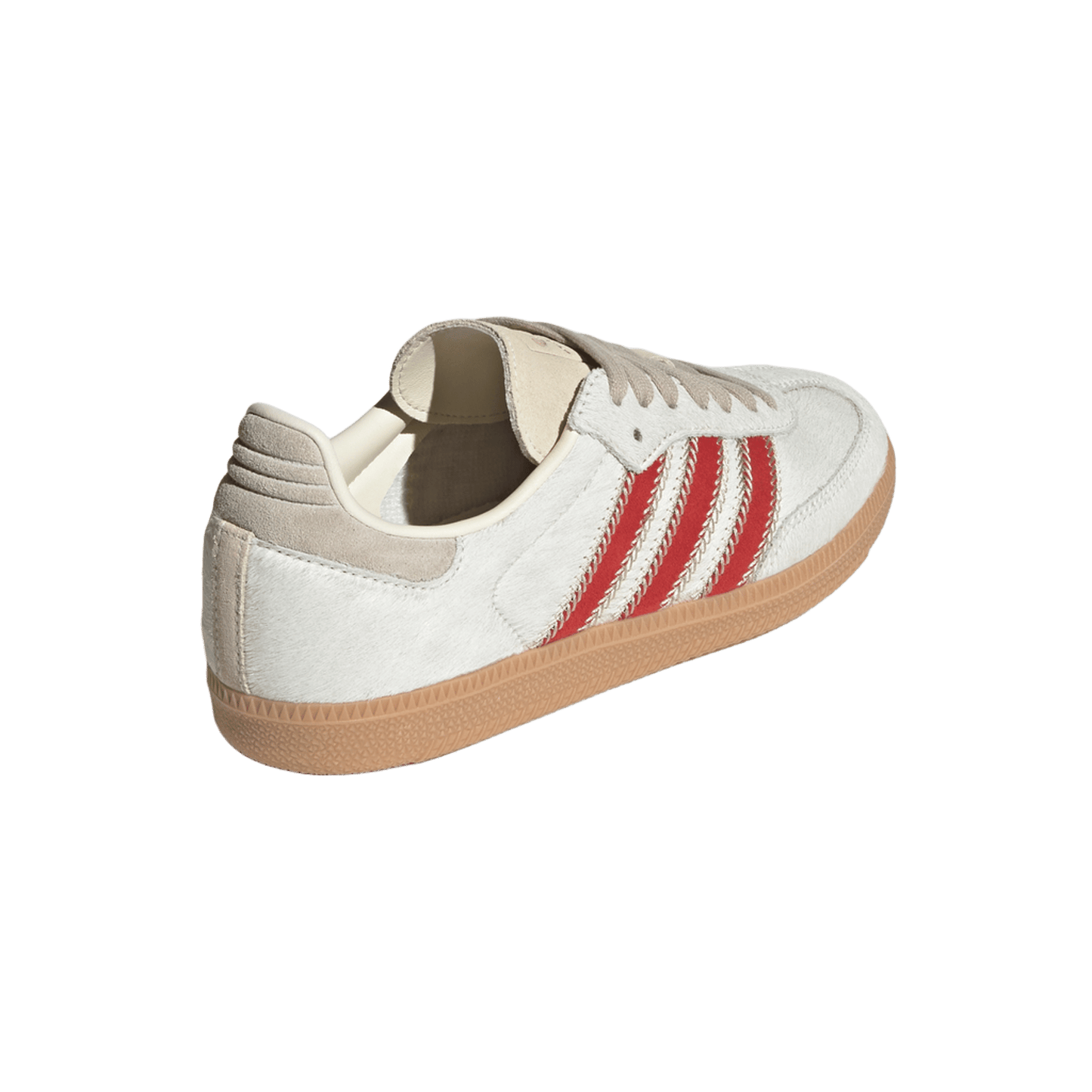 adidas Samba OG Pony Hair Wonder Beige Better Scarlet (Women's)