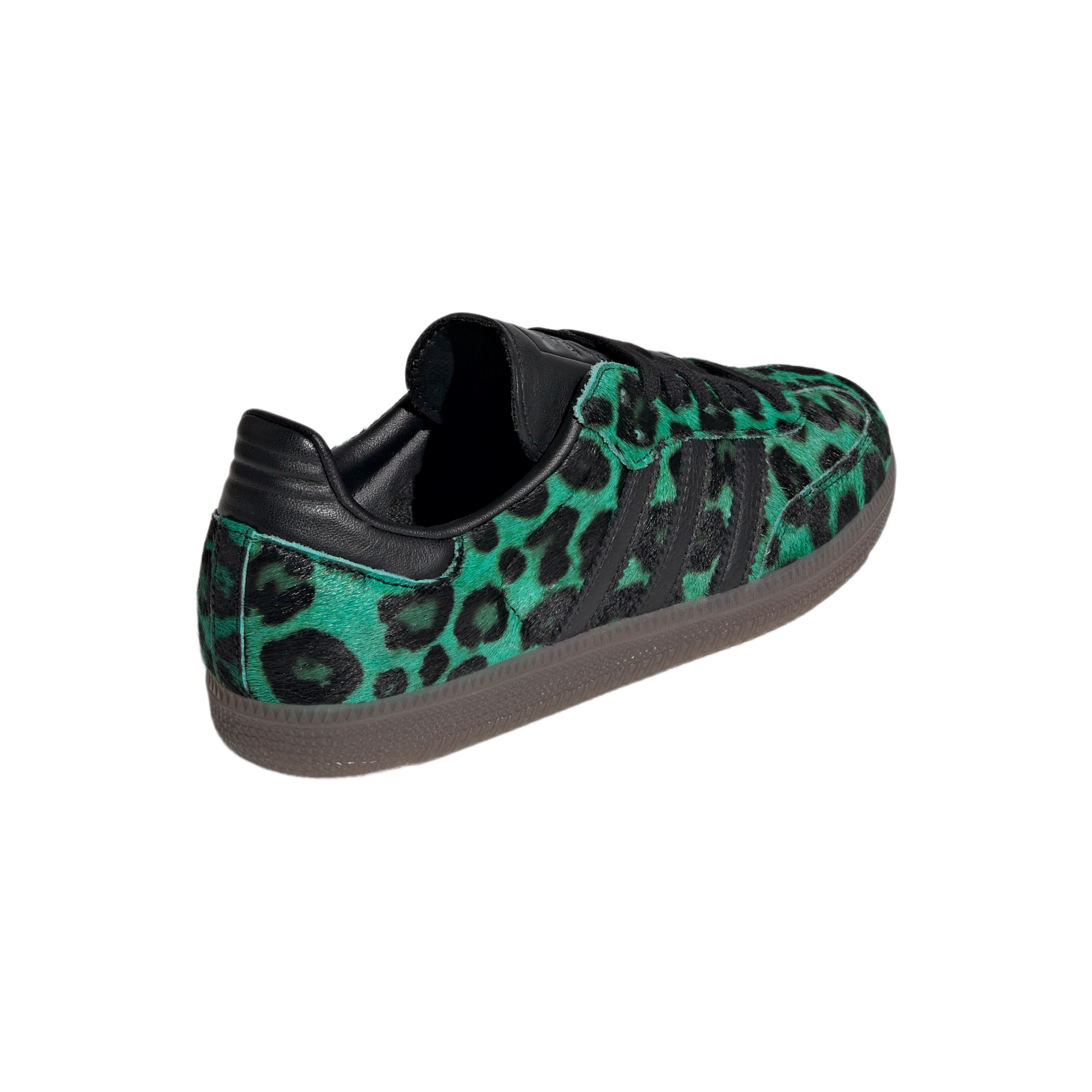 adidas Samba Semi Screaming Green Core Black Gold Metallic (Women's)