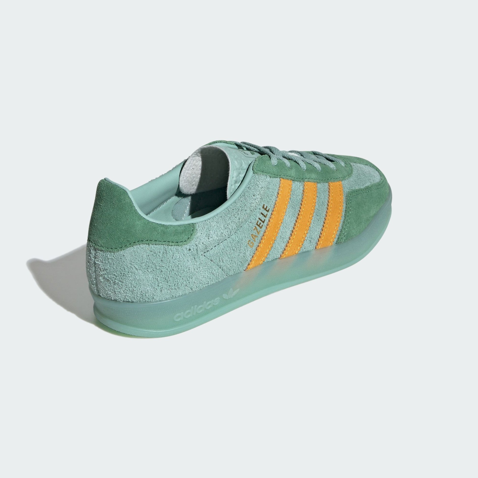 adidas Gazelle Indoor Hazy Green Crew Yellow (Women's)