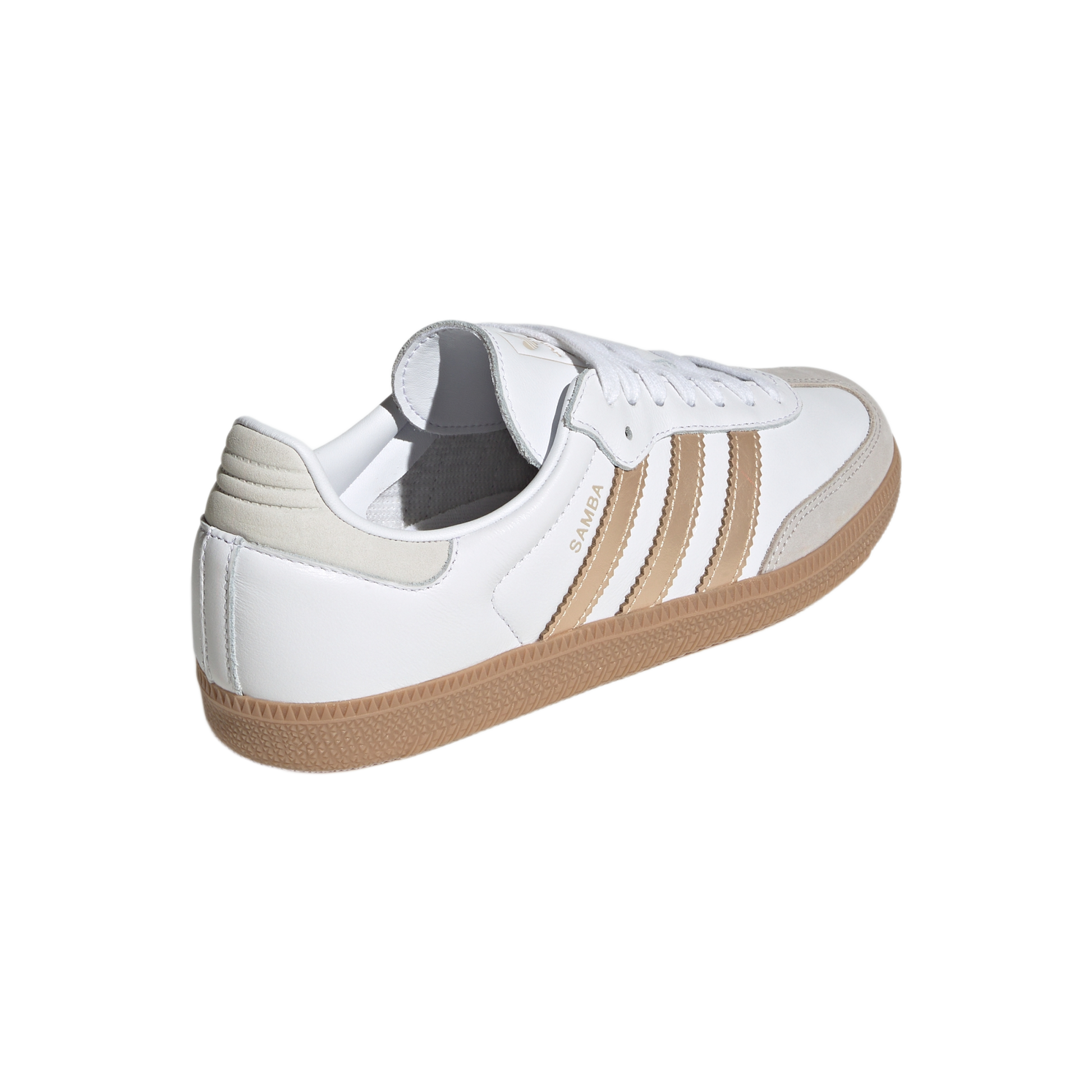 adidas Samba OG White Wonder Gold Metallic (Women's)