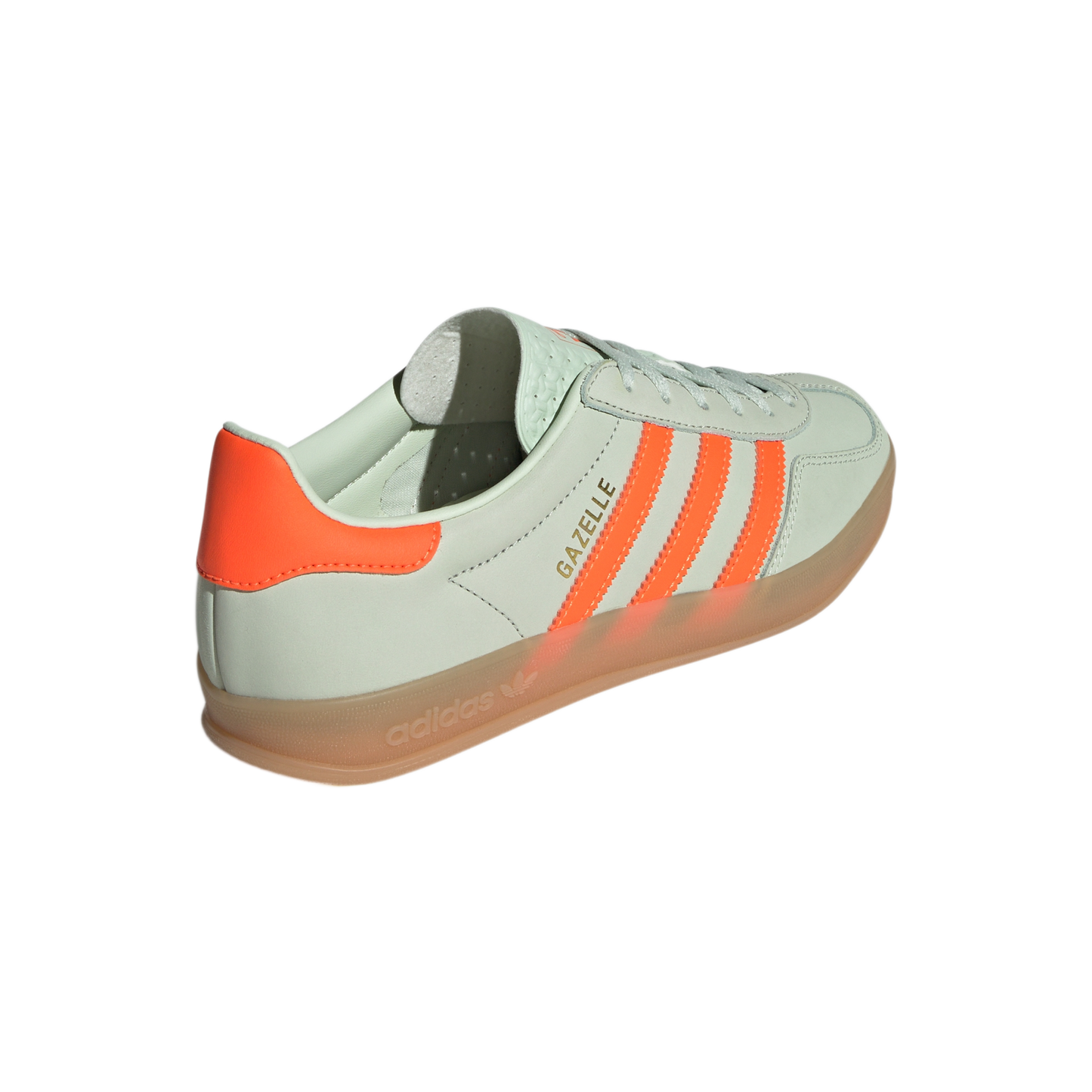 adidas Gazelle Indoor Linen Green Solar Orange (Women's)