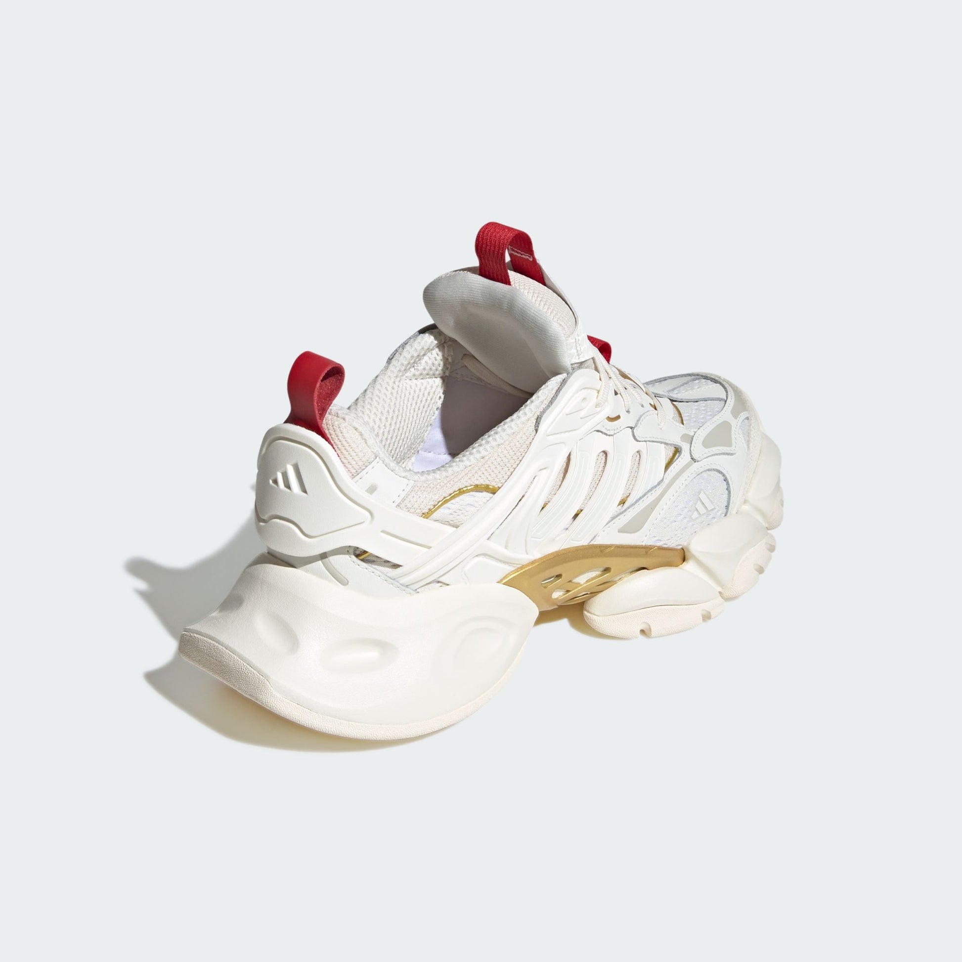 adidas XLG Runner Deluxe Off White Gold Metallic Red