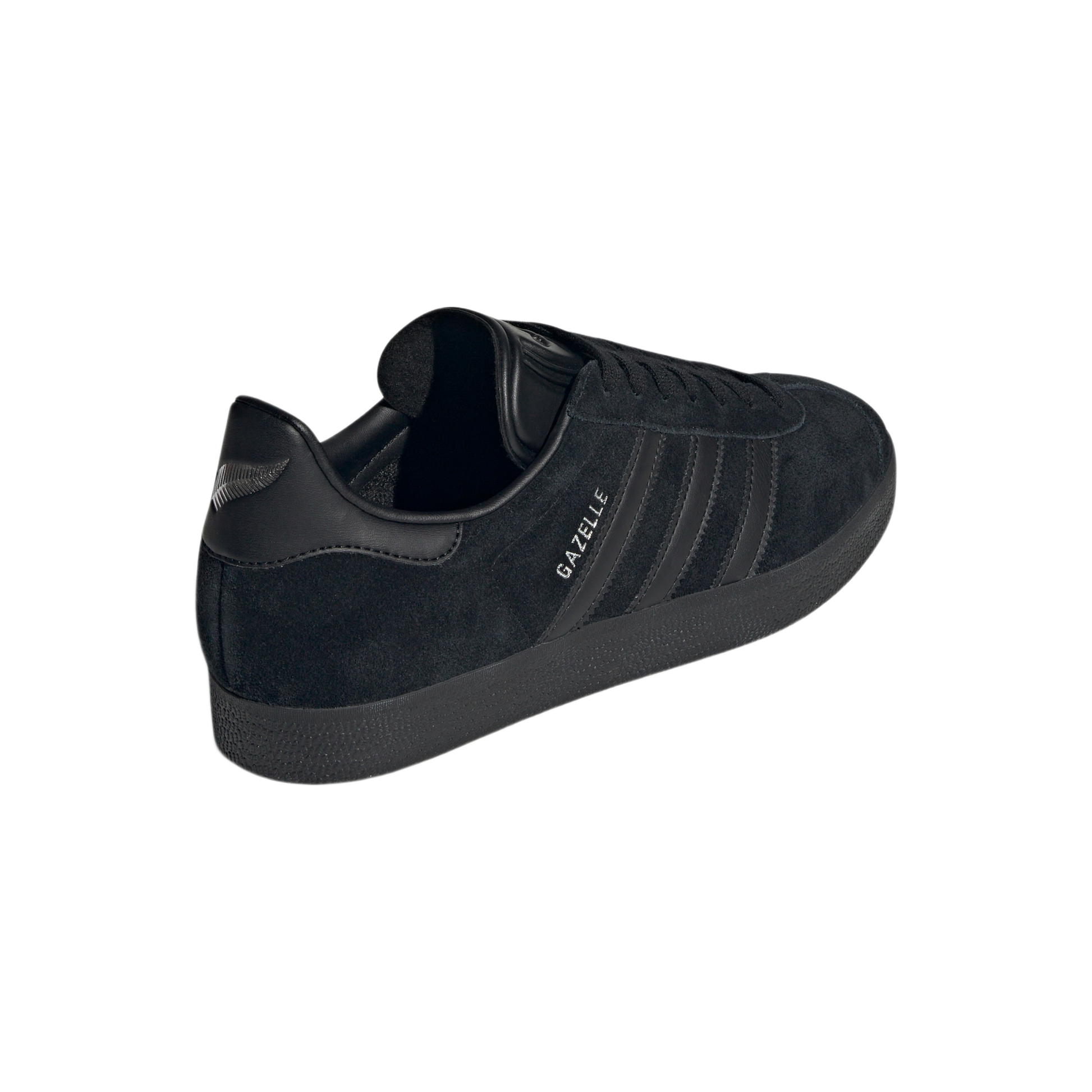 adidas Gazelle All Black Silver Metallic