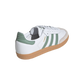 adidas Samba OG Cloud White Silver Green (GS)
