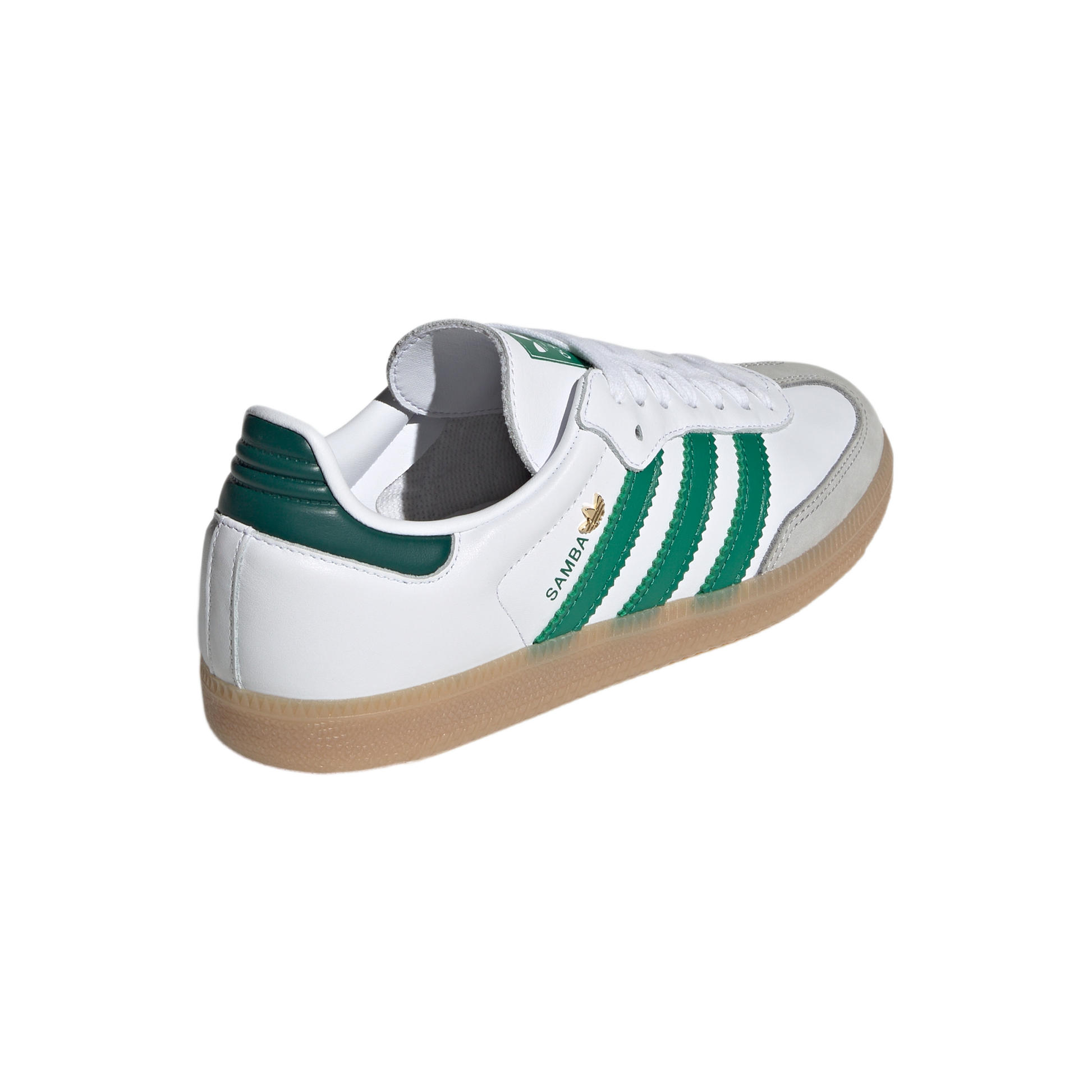 adidas Samba OG White Bold Green Collegiate Green (Women's)