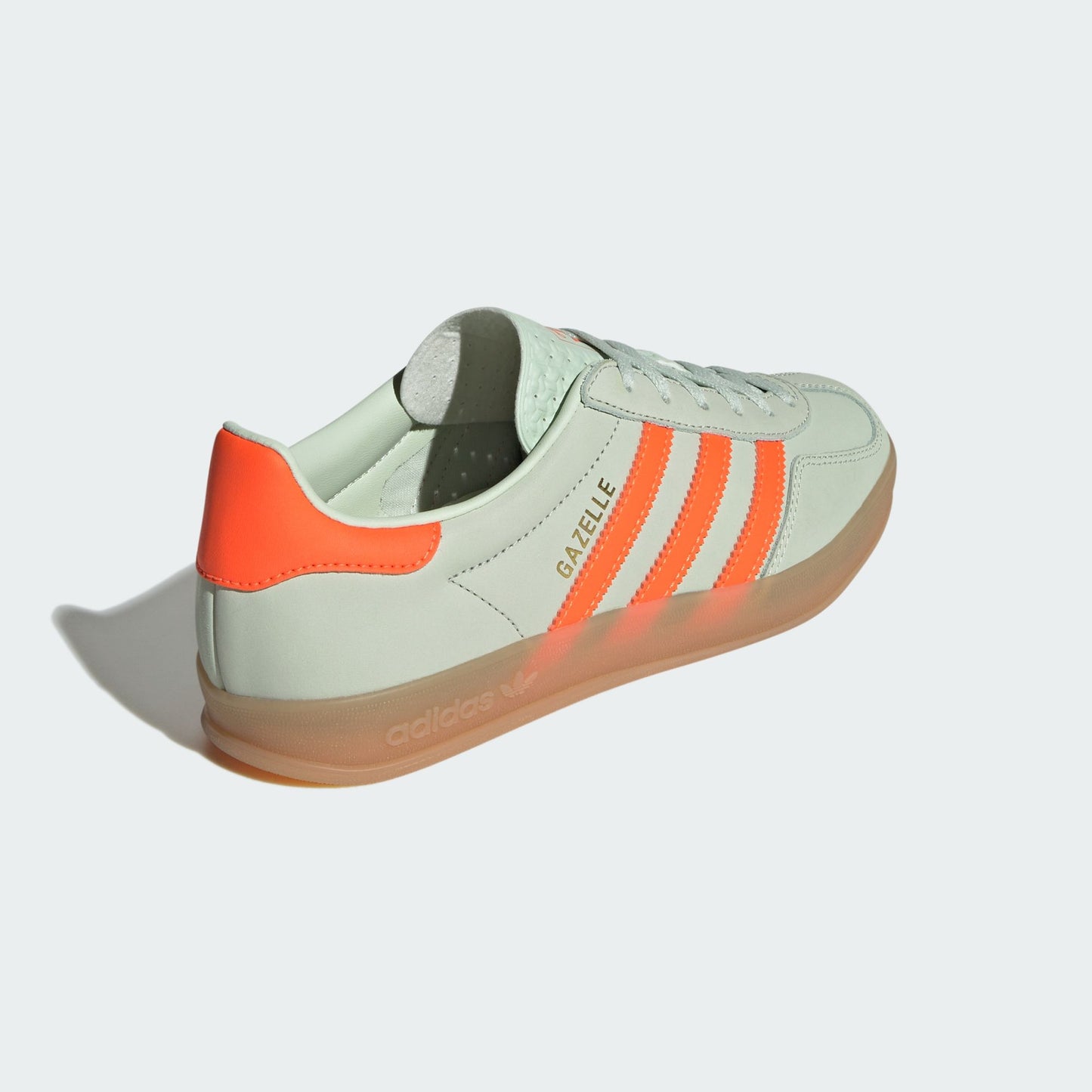 adidas Gazelle Indoor Linen Green Solar Orange (Women's)