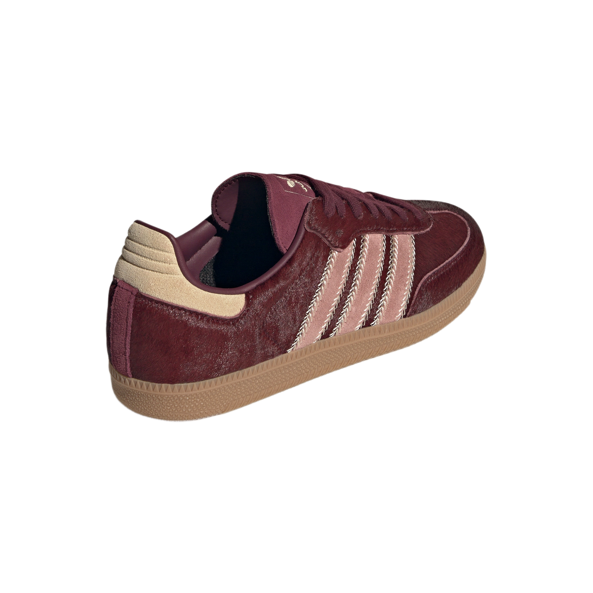 adidas Samba OG Maroon Sand Strata Pony (Women's)