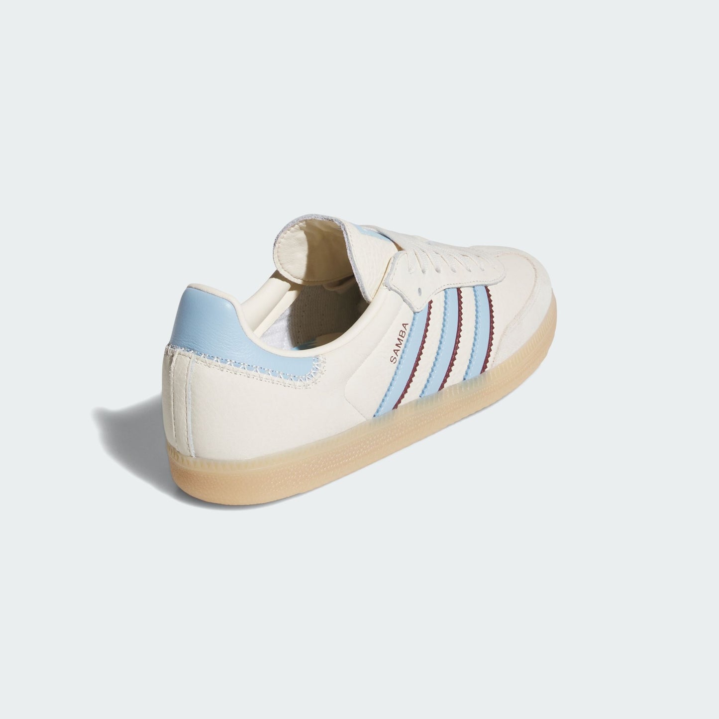 adidas Samba OG Wonder White Clear Sky Shadow Red