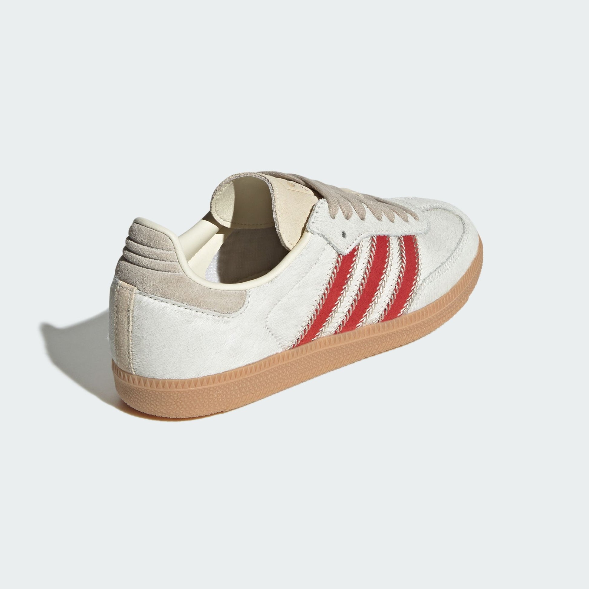adidas Samba OG Pony Hair Wonder Beige Better Scarlet (Women's)