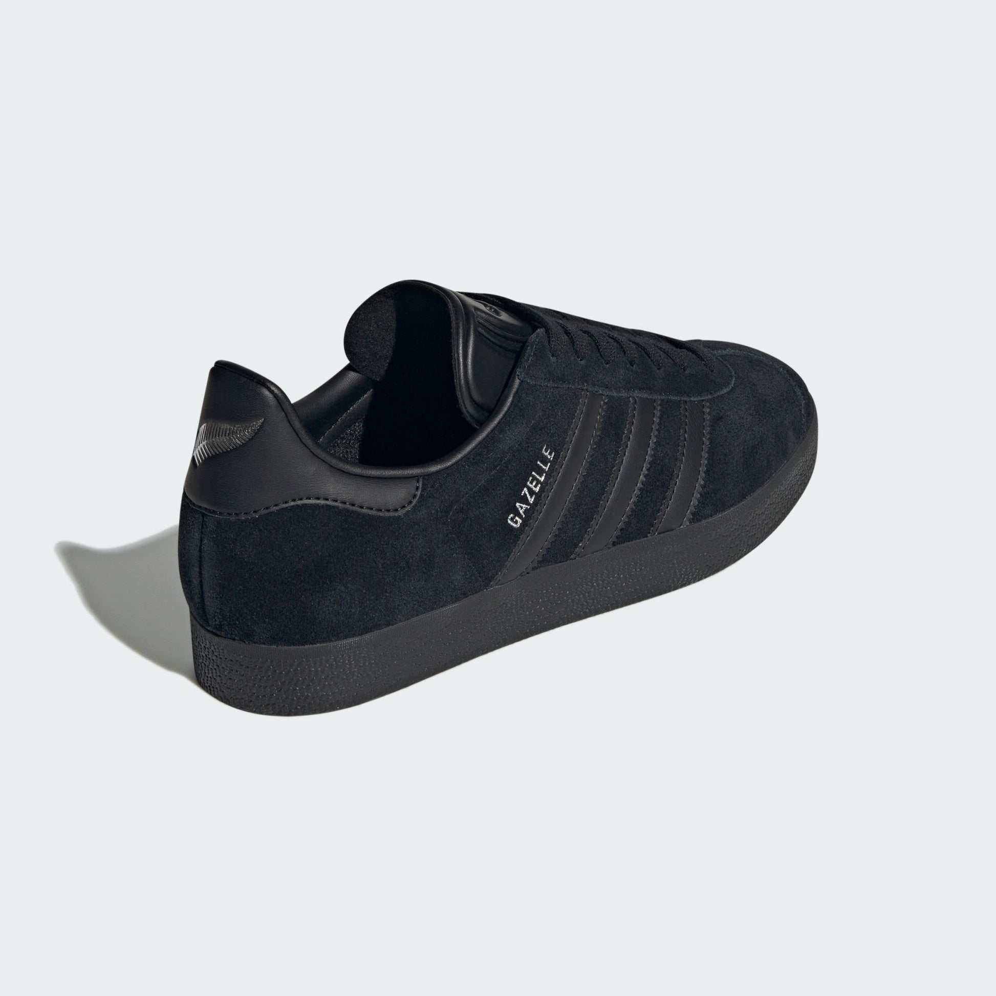 adidas Gazelle All Black Silver Metallic