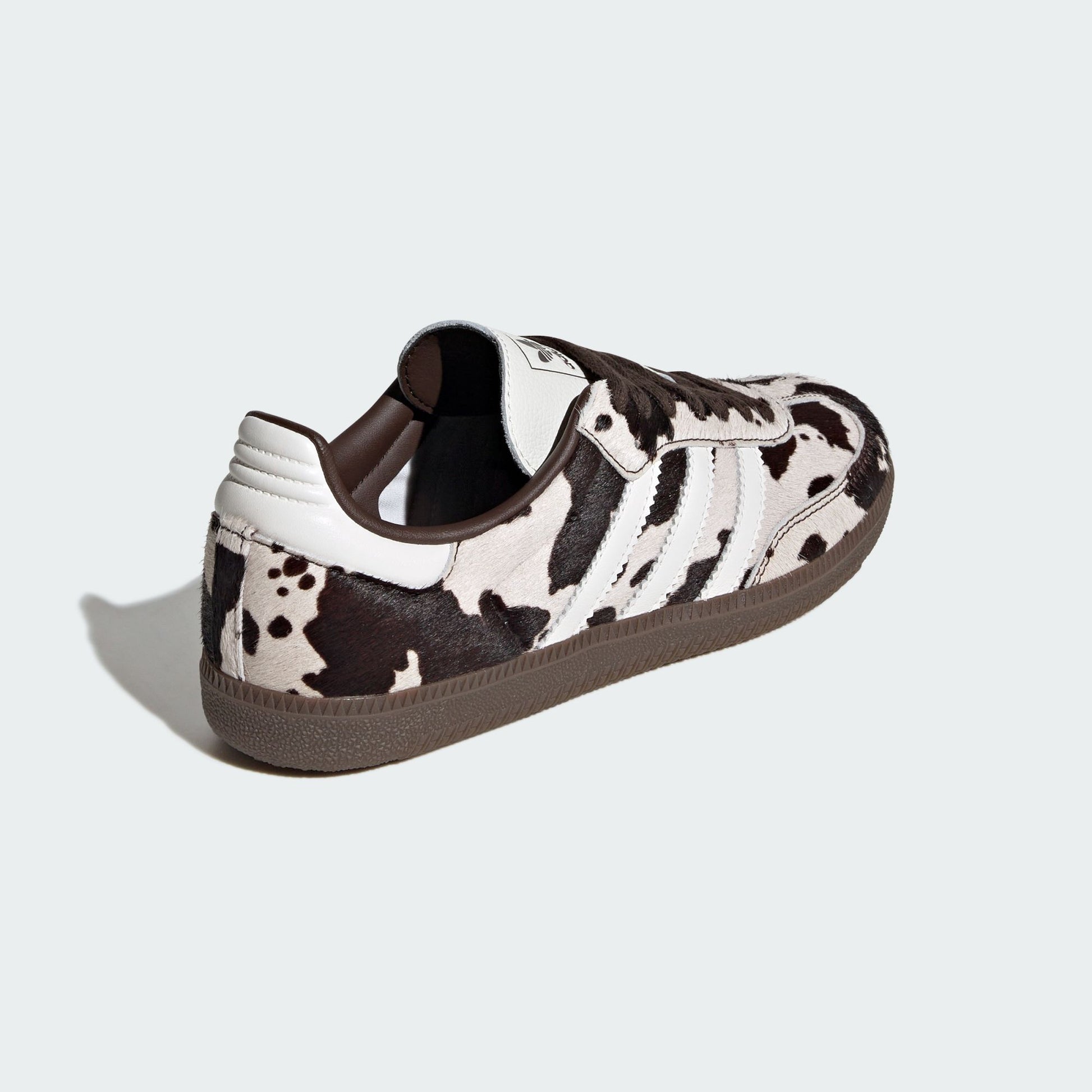 adidas Samba OG Cow Print Dark Brown White (Women's)