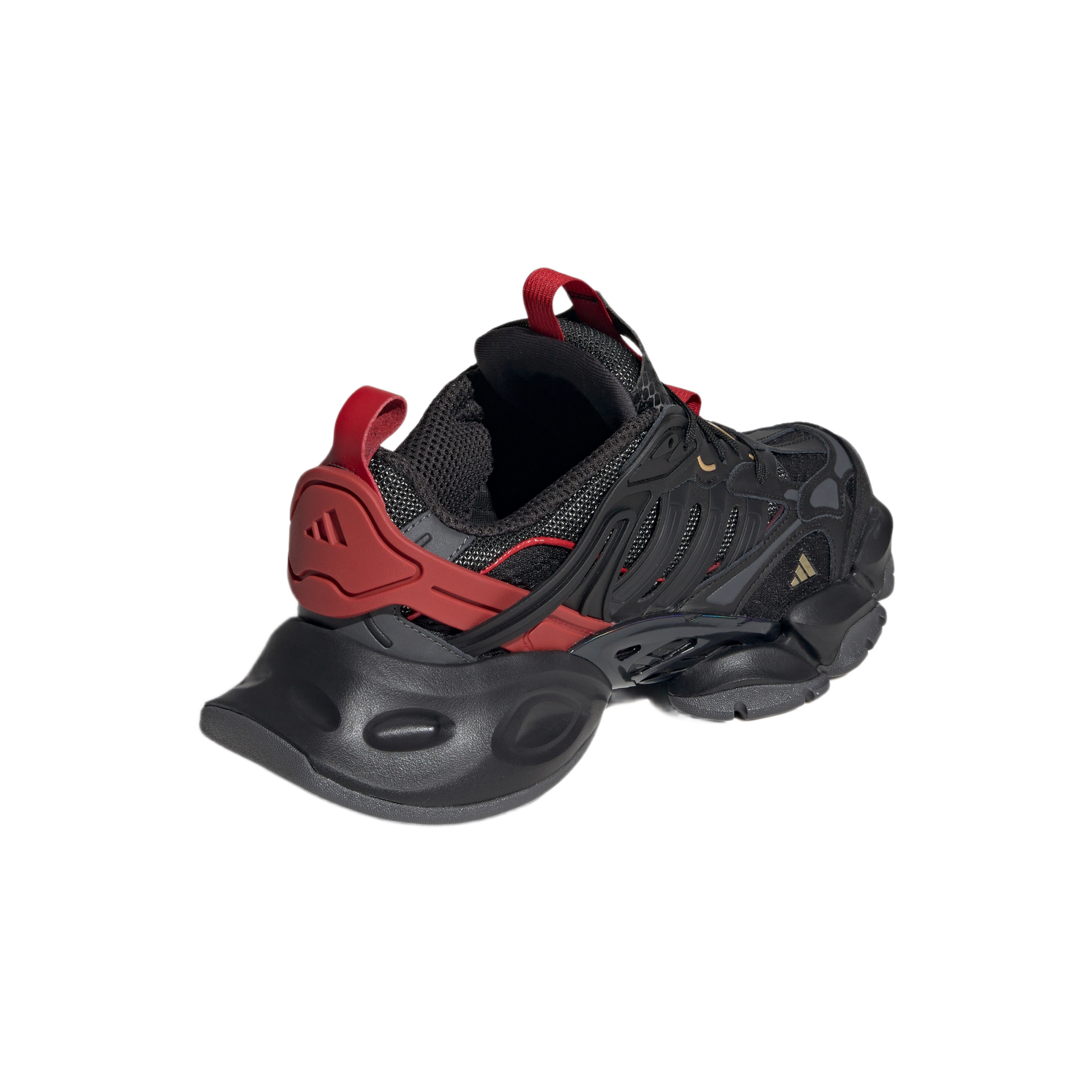 adidas XLG Runner Deluxe Black Gold Metallic Red