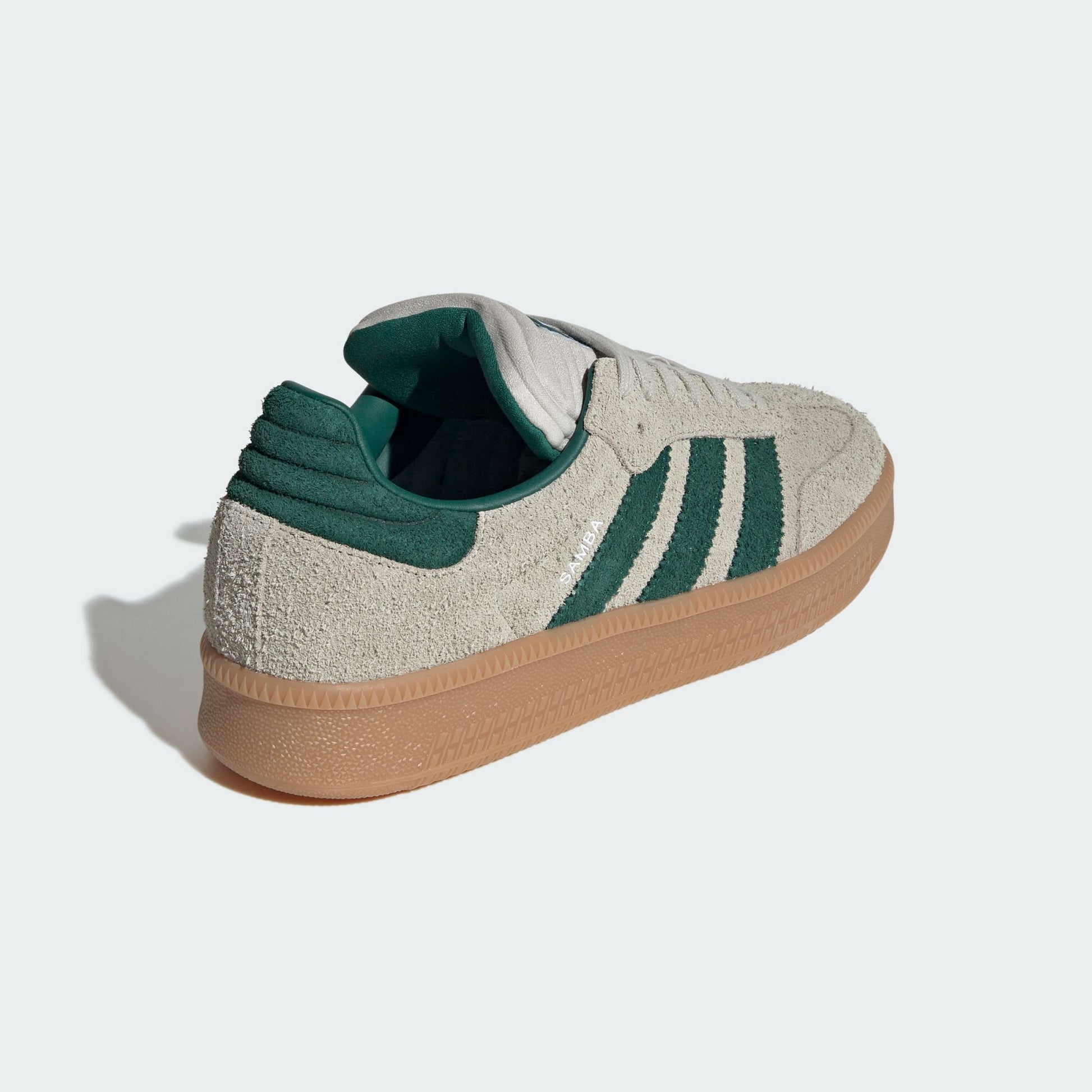 adidas Samba XLG Putty Grey Collegiate Green