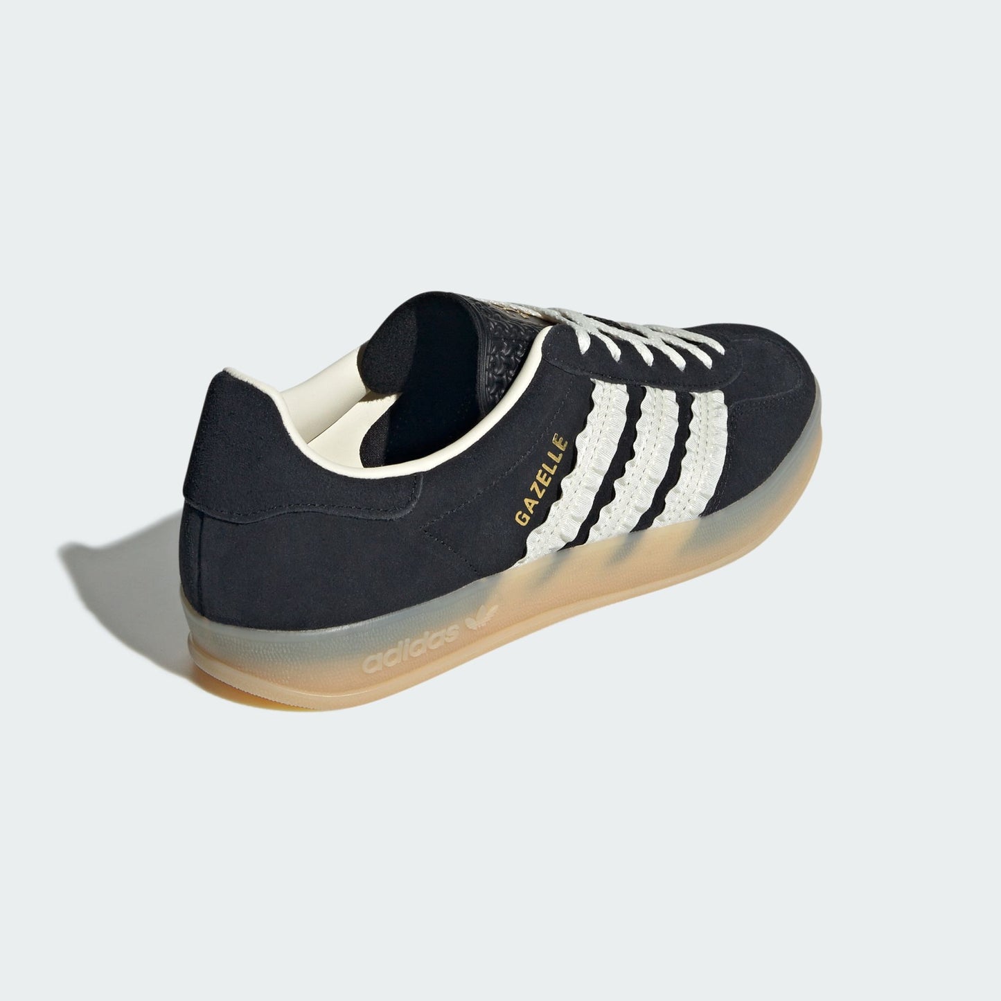 adidas Gazelle Indoor Core Black Cream White Gum (Women's)