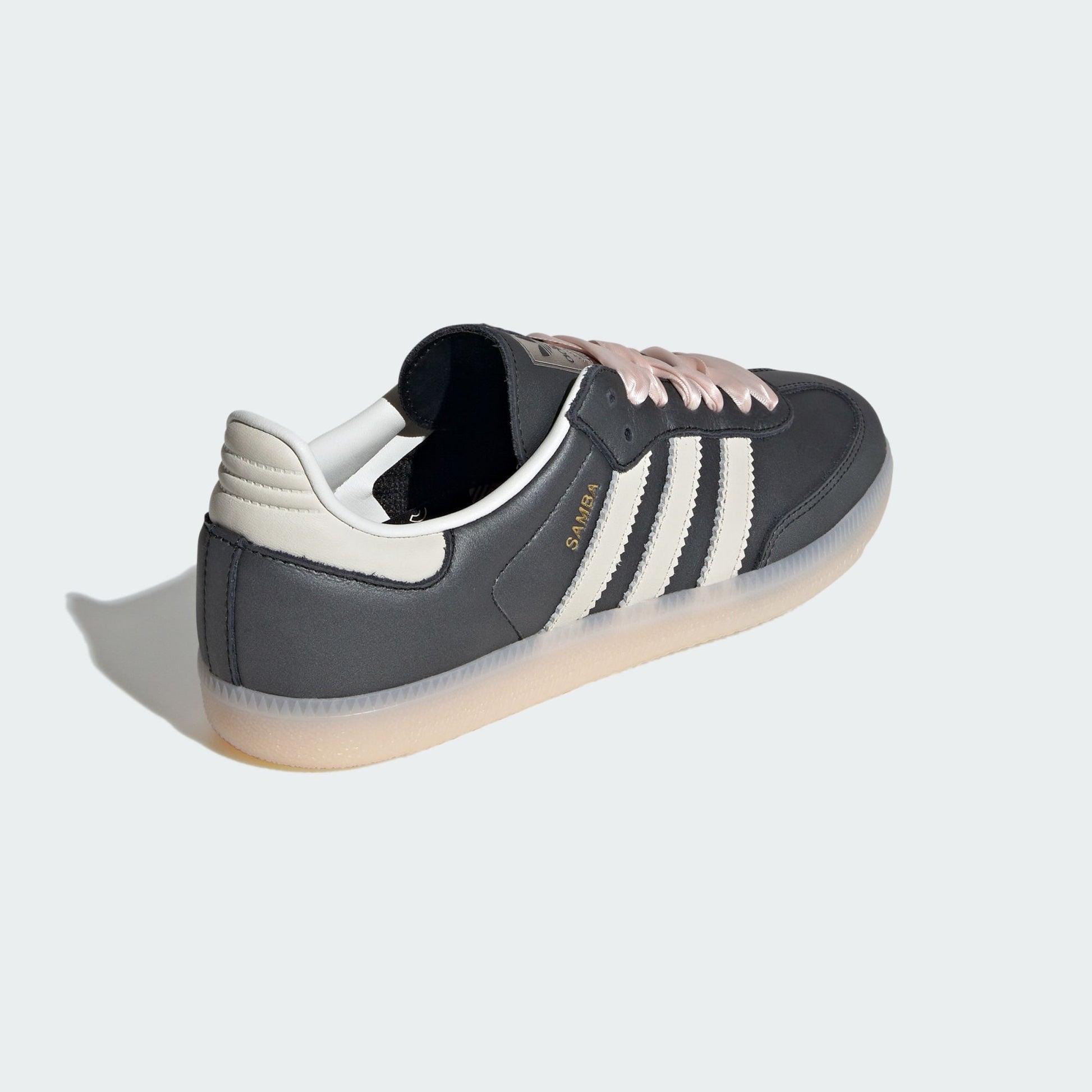 adidas Samba OG Black Pink Ribbon Laces (Women's)