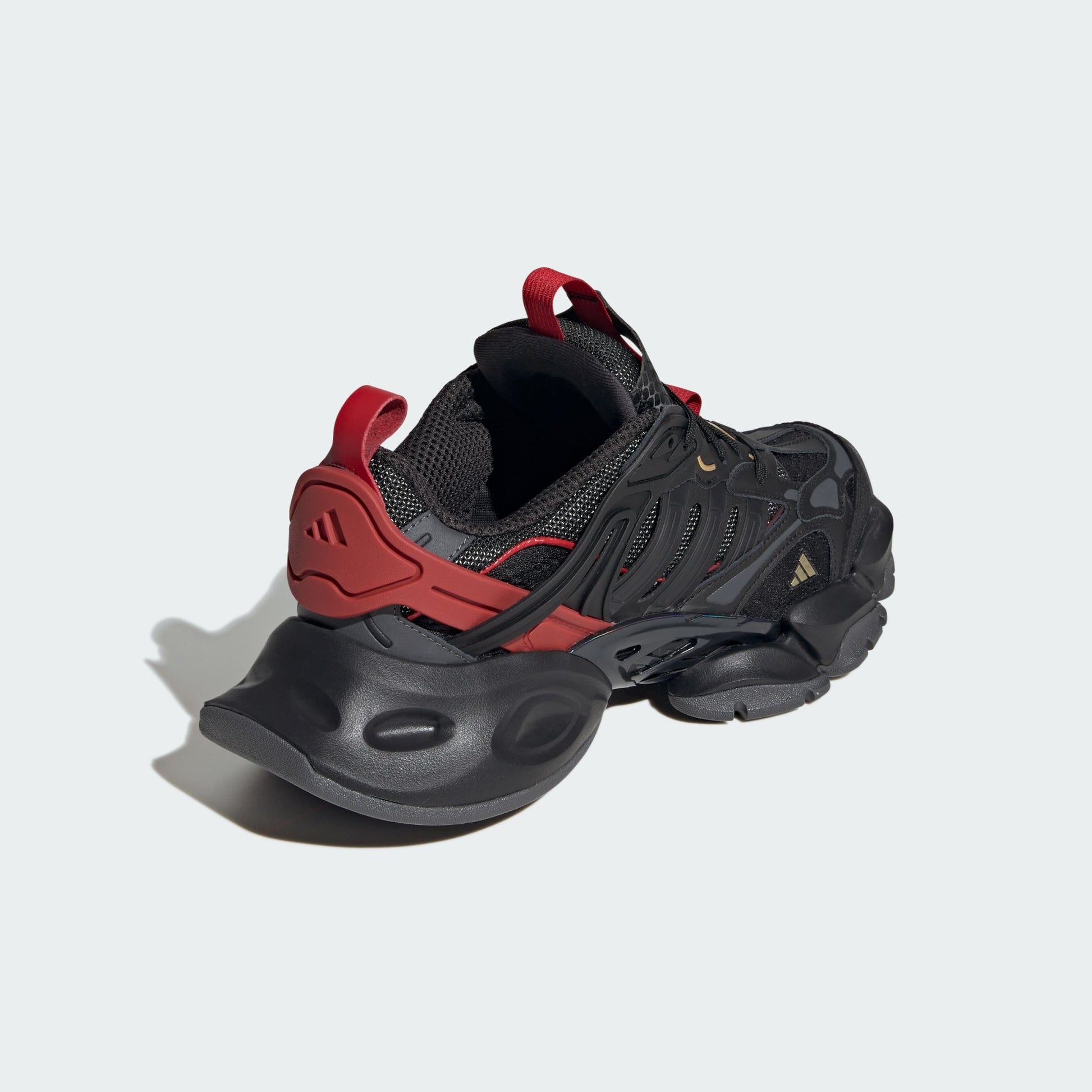 adidas XLG Runner Deluxe Black Gold Metallic Red