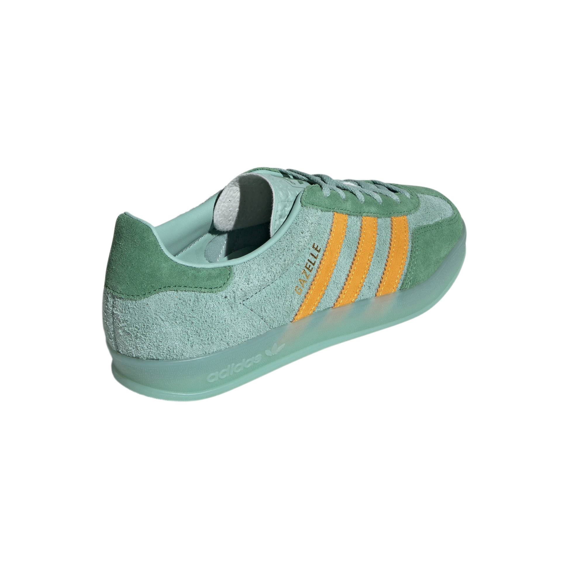 adidas Gazelle Indoor Hazy Green Crew Yellow (Women's)