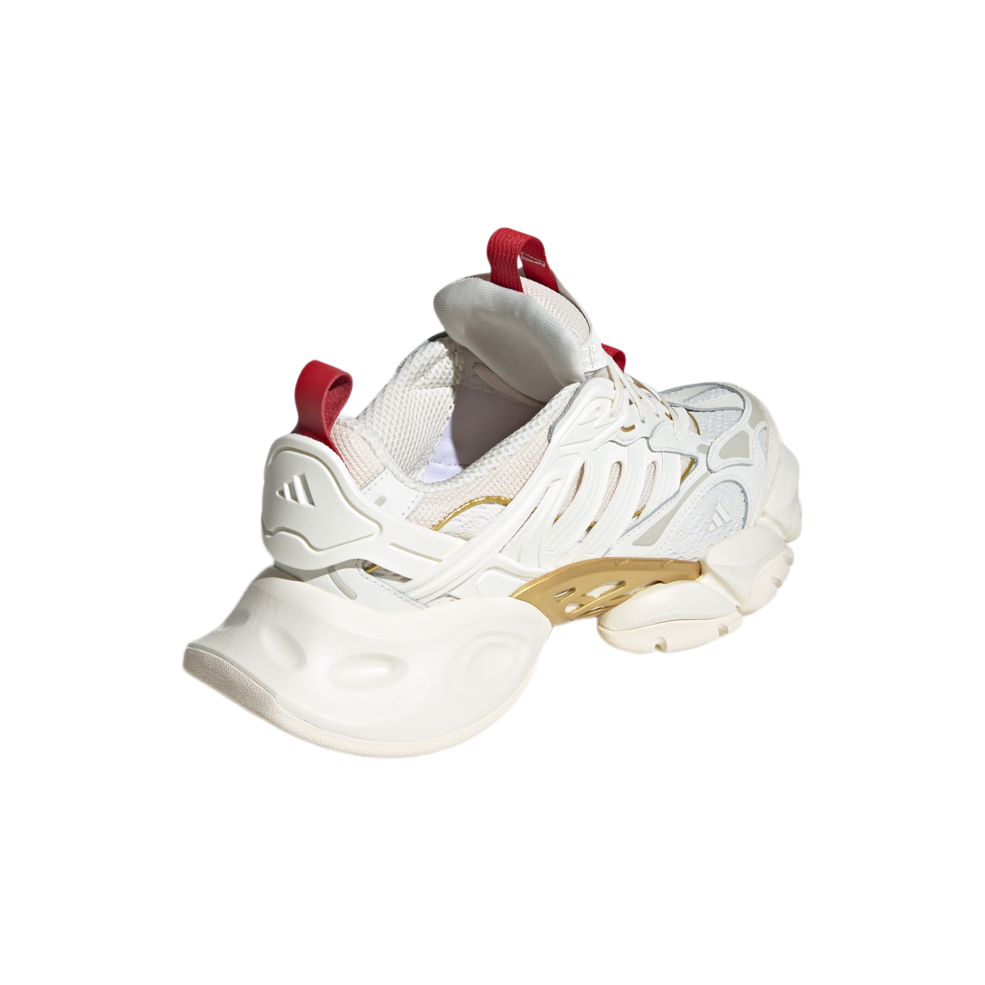 adidas XLG Runner Deluxe Off White Gold Metallic Red