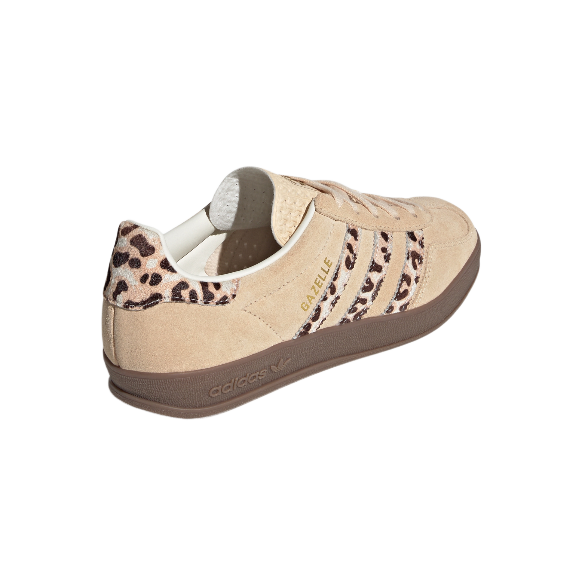 adidas Gazelle Indoor Leopard Crystal Sand (Women's)
